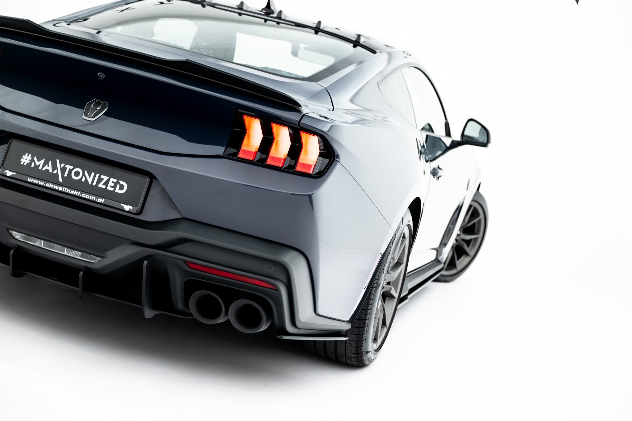 STREET PRO REAR SIDE SPLITTERS SUITABLE FOR FORD MUSTANG DARK HORSE MK7 – MAXTON DESIGN