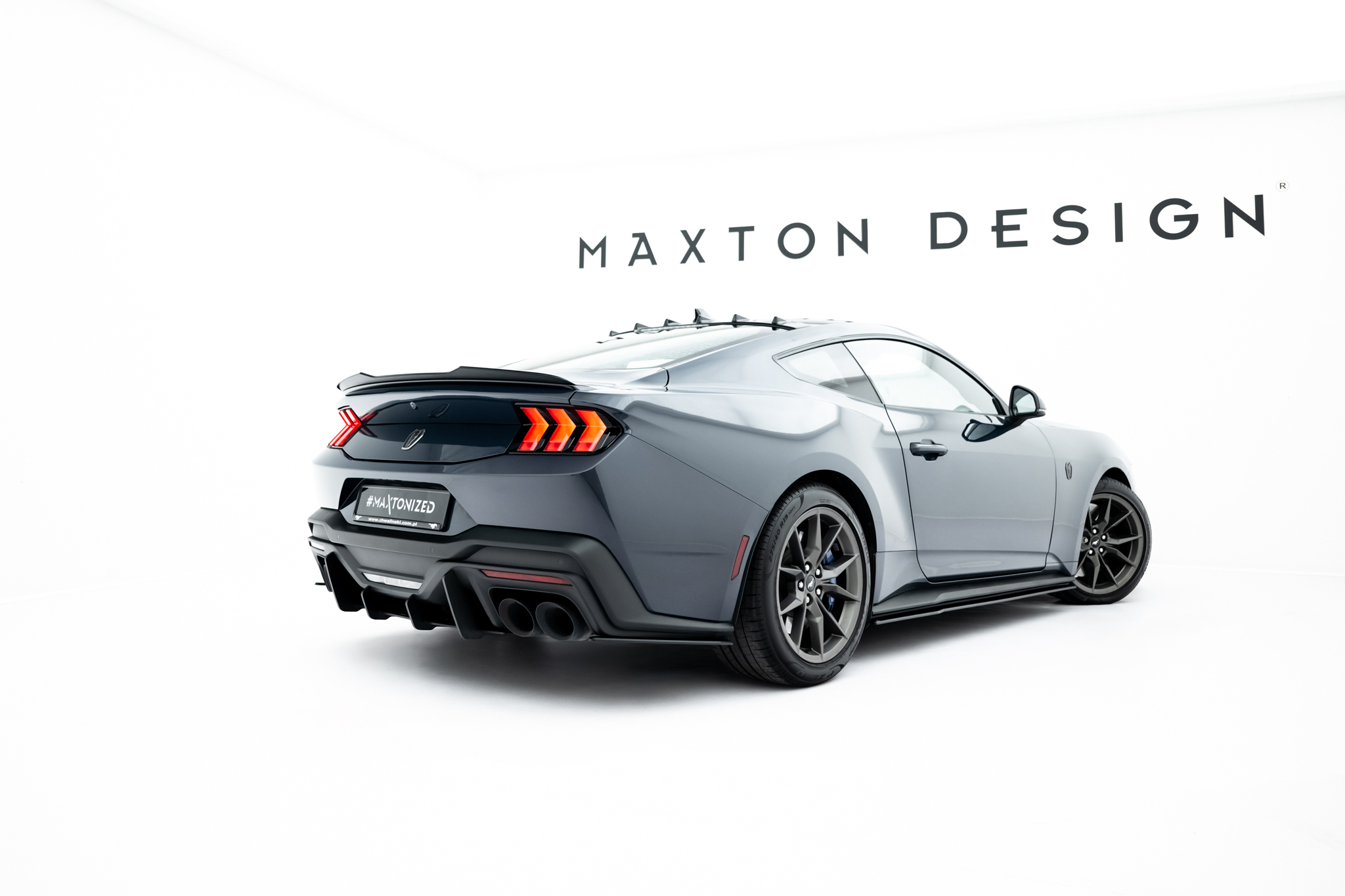 STREET PRO REAR SIDE SPLITTERS SUITABLE FOR FORD MUSTANG DARK HORSE MK7 – MAXTON DESIGN - 5