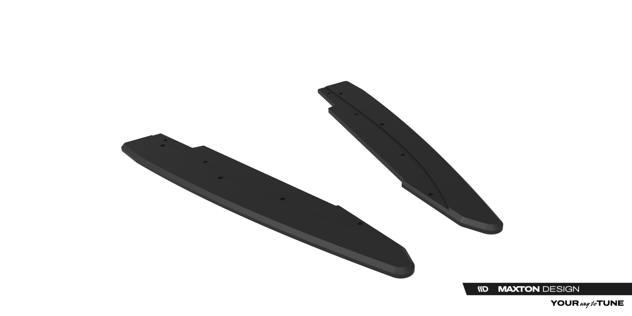 STREET PRO REAR SIDE SPLITTERS SUITABLE FOR FORD MUSTANG DARK HORSE MK7 – MAXTON DESIGN - 3