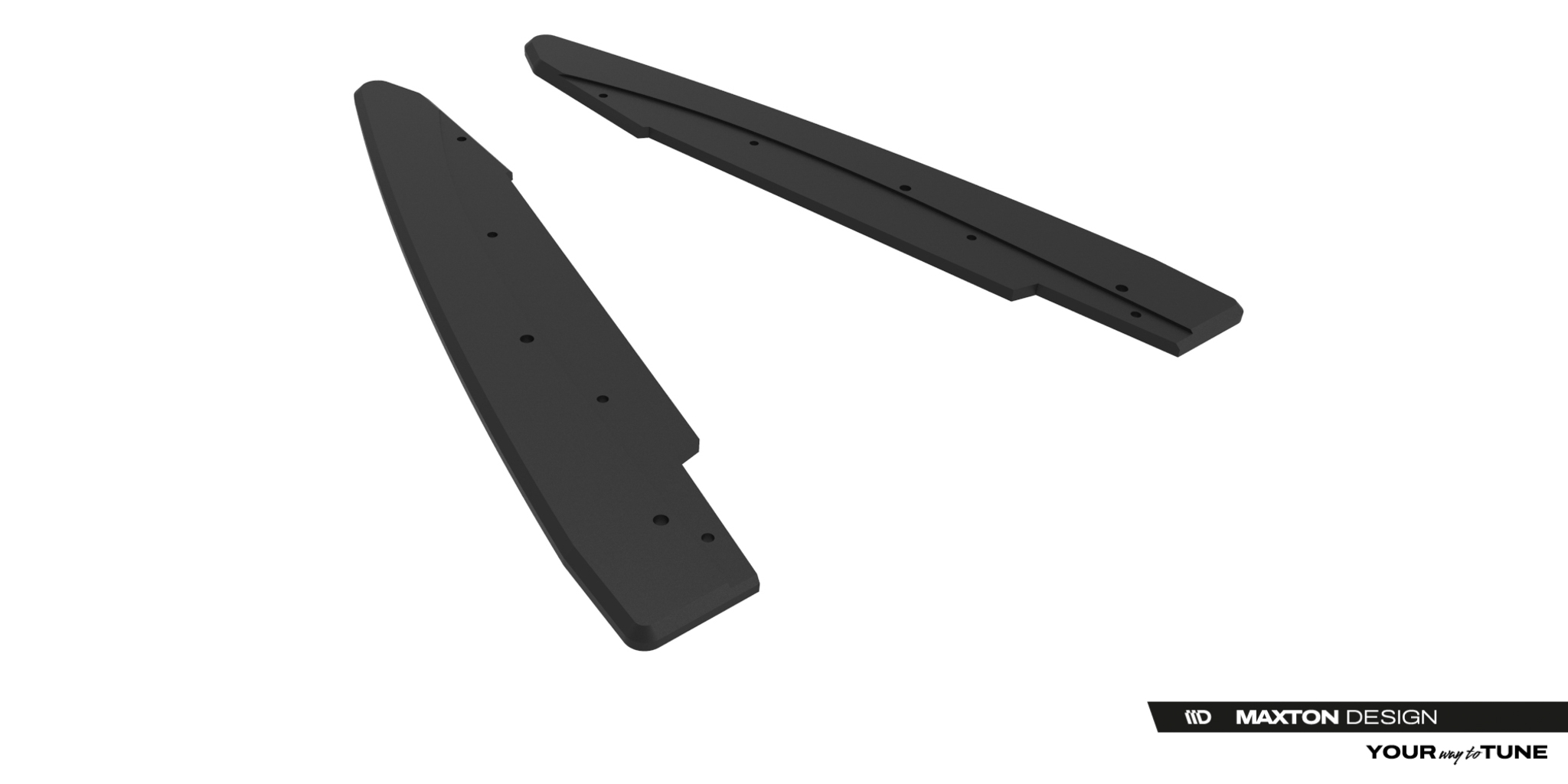STREET PRO REAR SIDE SPLITTERS SUITABLE FOR FORD MUSTANG DARK HORSE MK7 – MAXTON DESIGN - 7
