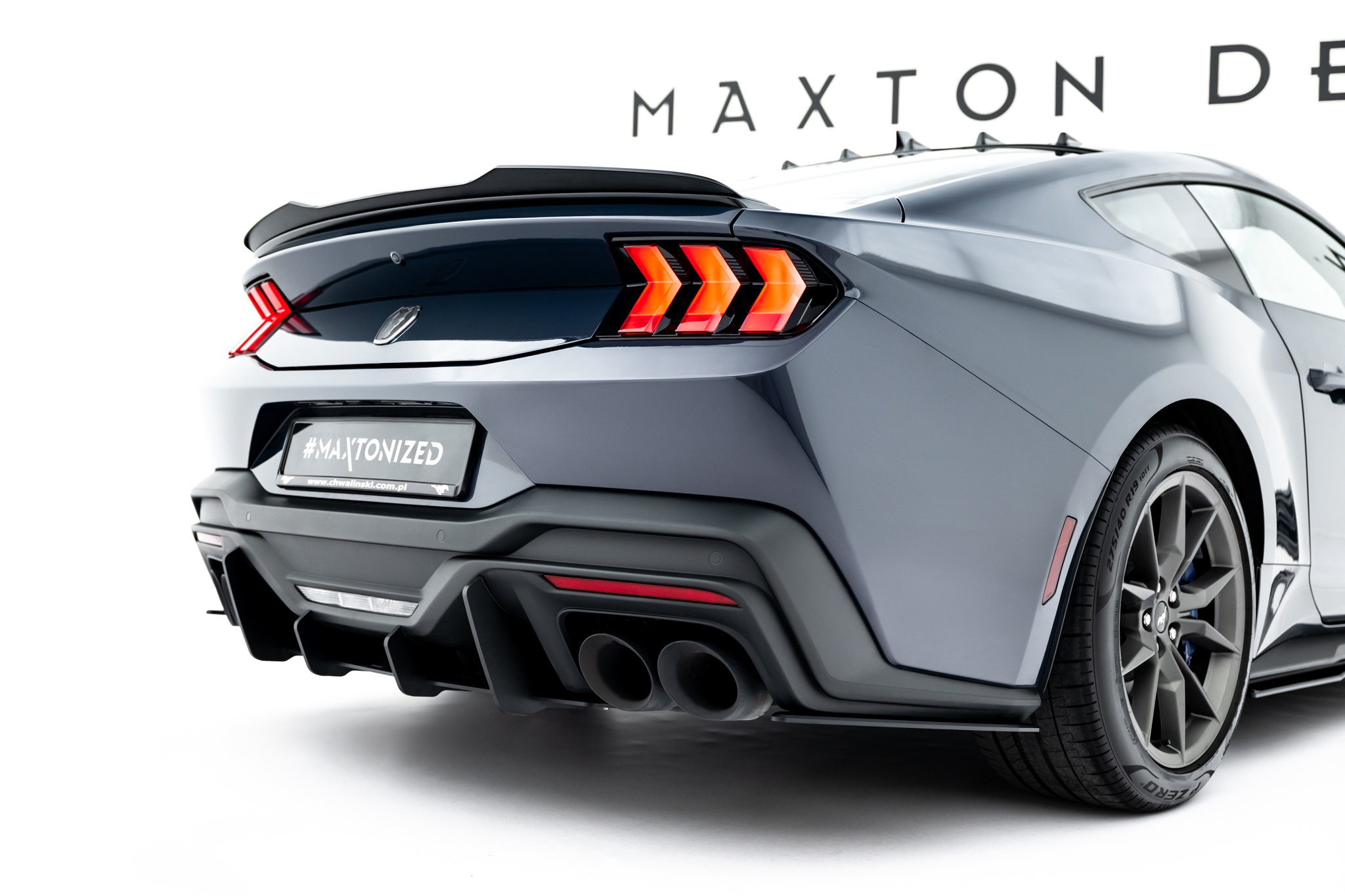 STREET PRO REAR SIDE SPLITTERS SUITABLE FOR FORD MUSTANG DARK HORSE MK7 – MAXTON DESIGN - 4