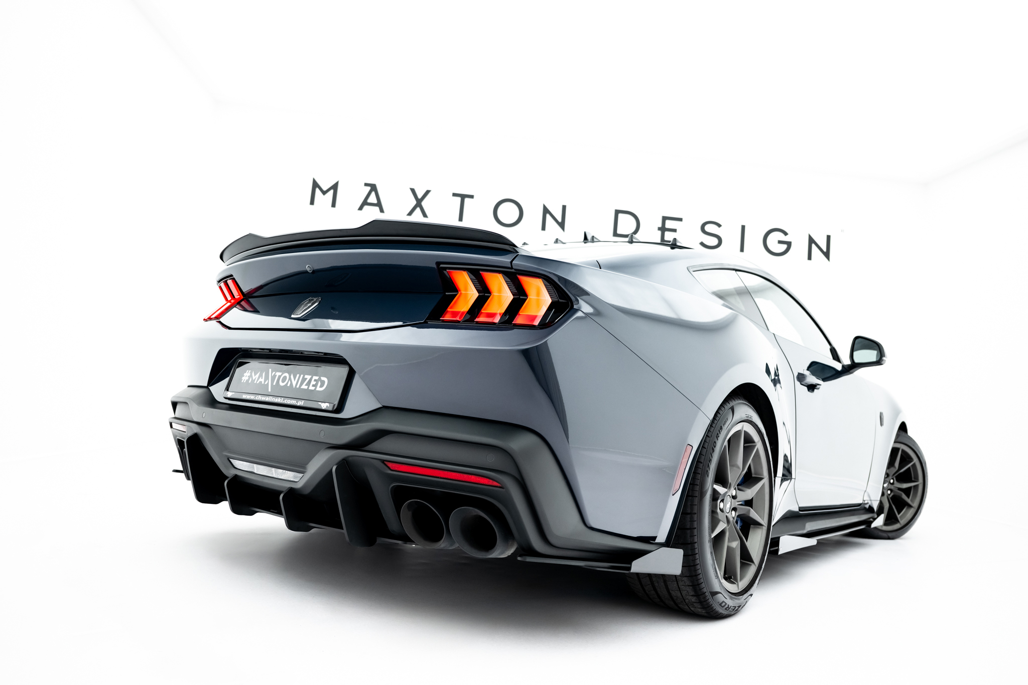 REAR SIDE FLAPS SUITABLE FOR FORD MUSTANG DARK HORSE MK7 – MAXTON DESIGN - 3
