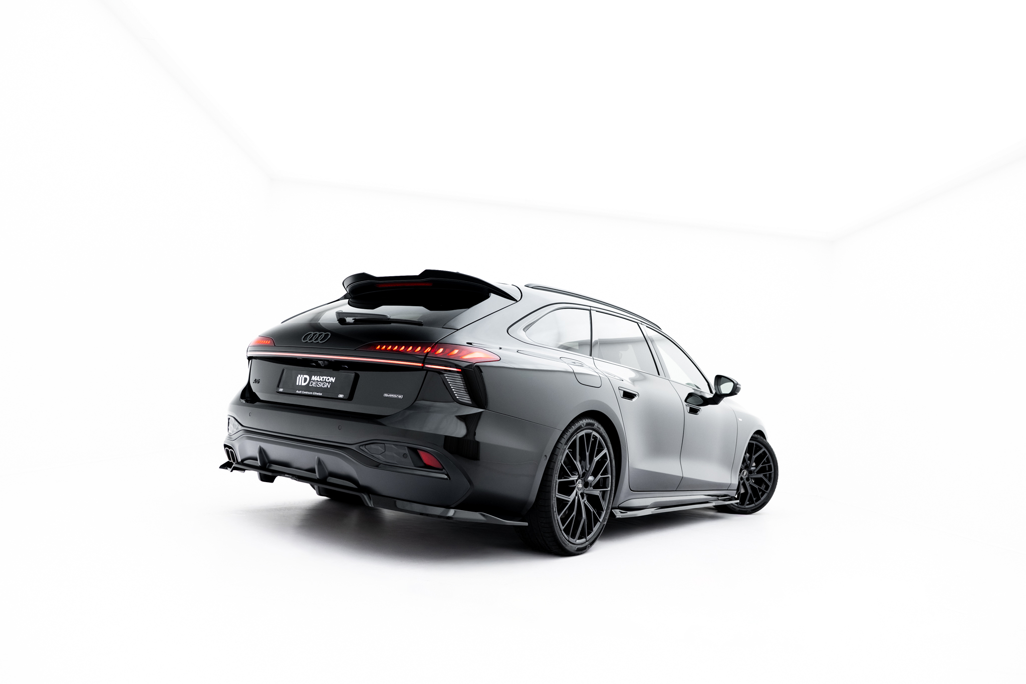 REAR SPLITTER (WITH VERTICAL BARS) V.1 SUITABLE FOR AUDI A6 S-LINE C9 – MAXTON DESIGN - 3