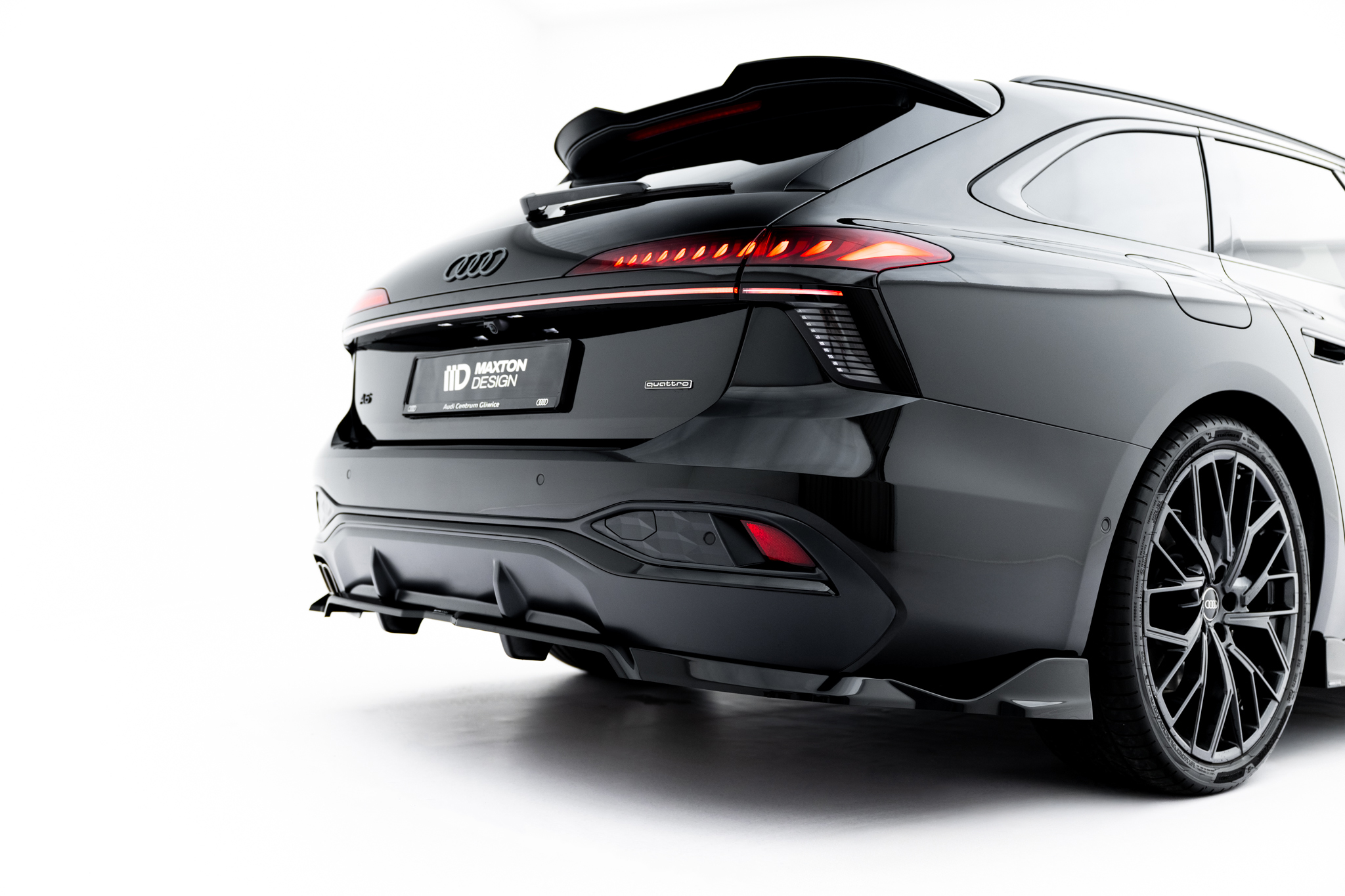 REAR SPLITTER (WITH VERTICAL BARS) V.2 SUITABLE FOR AUDI A6 S-LINE C9 – MAXTON DESIGN - 6