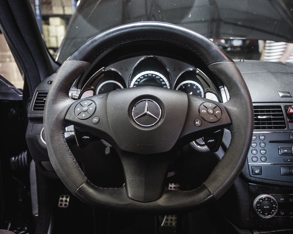 AGENCY POWER PADDLE SHIFTER EXTENSIONS BLACK MERCEDES BENZ AMG - 4
