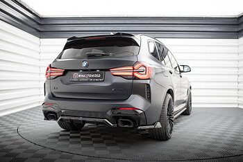 Central Rear Splitter (Vertical Bars) BMW X3 M-Pack G01 Facelift