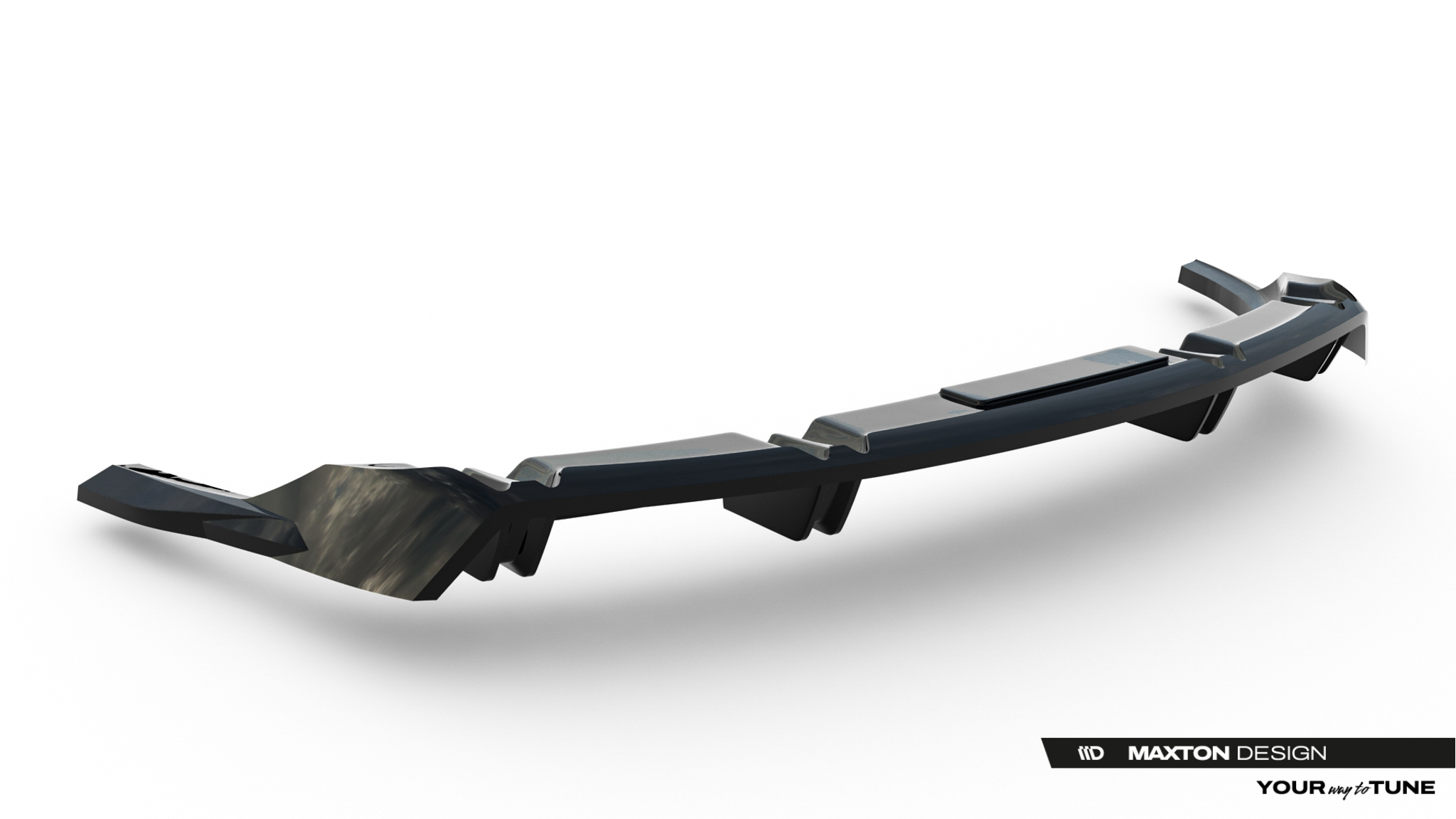REAR SPLITTER (WITH VERTICAL BARS) SUITABLE FOR CUPRA TAVASCAN MK1 – MAXTON DESIGN - 2