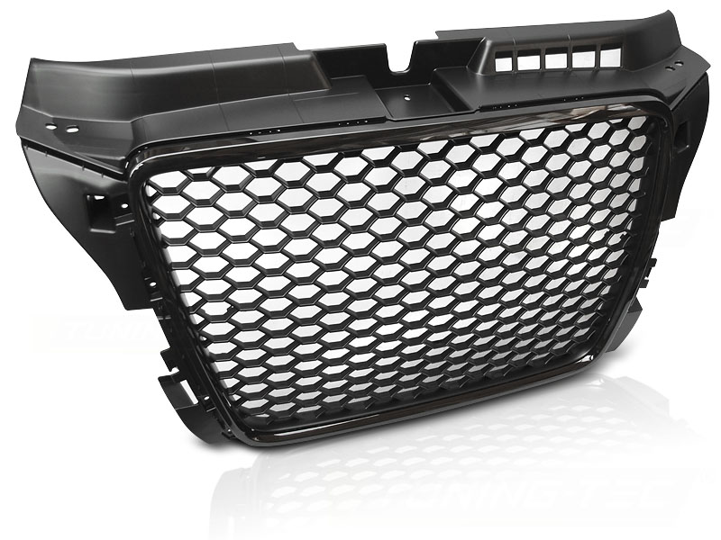 GRILL SPORT BLANK SVART TILL AUDI A3 2008-2012