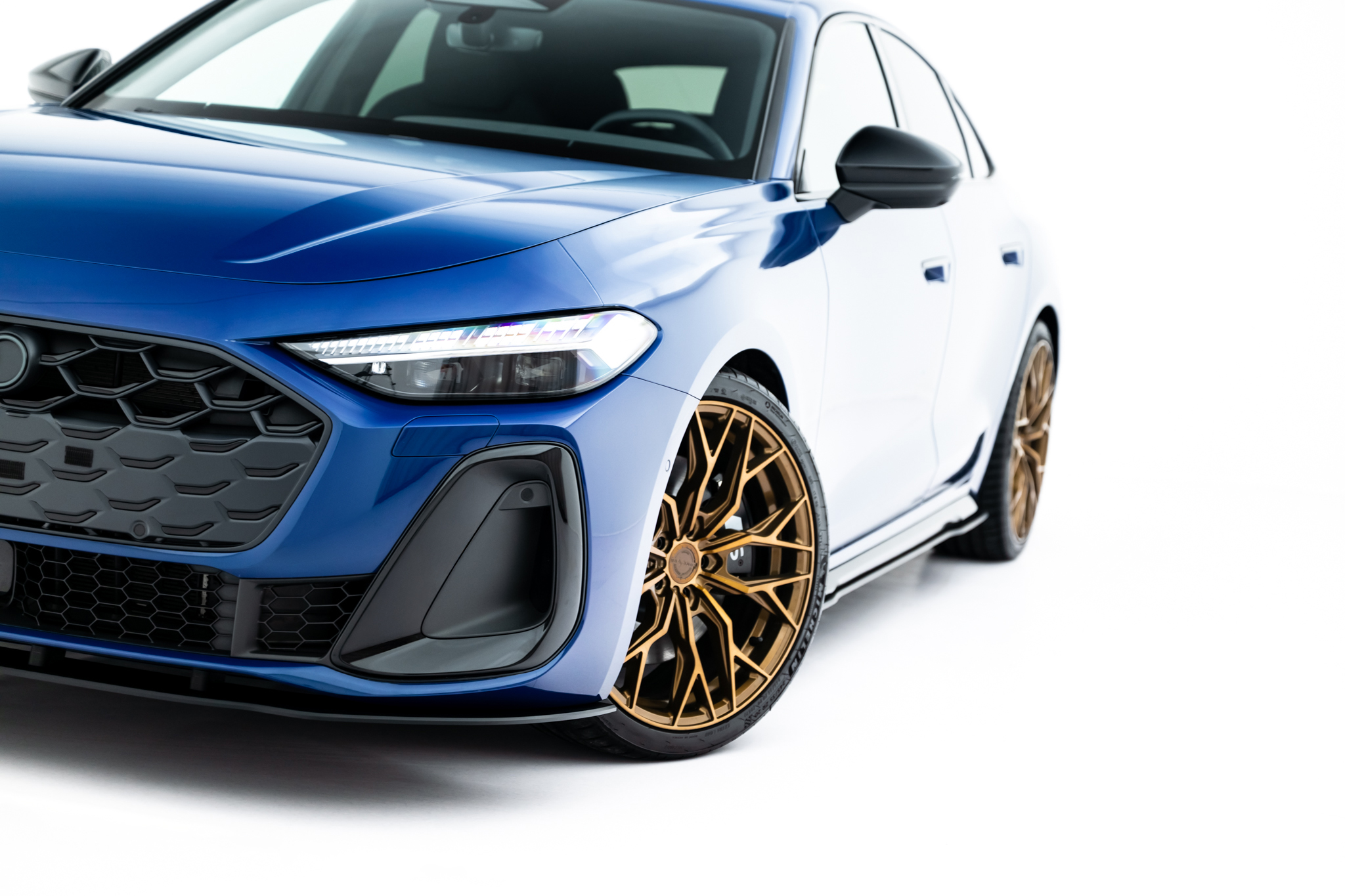 STREET PRO FRONT SPLITTER SUITABLE FOR AUDI A5 S-LINE / S5 SEDAN / AVANT B10 – MAXTON DESIGN