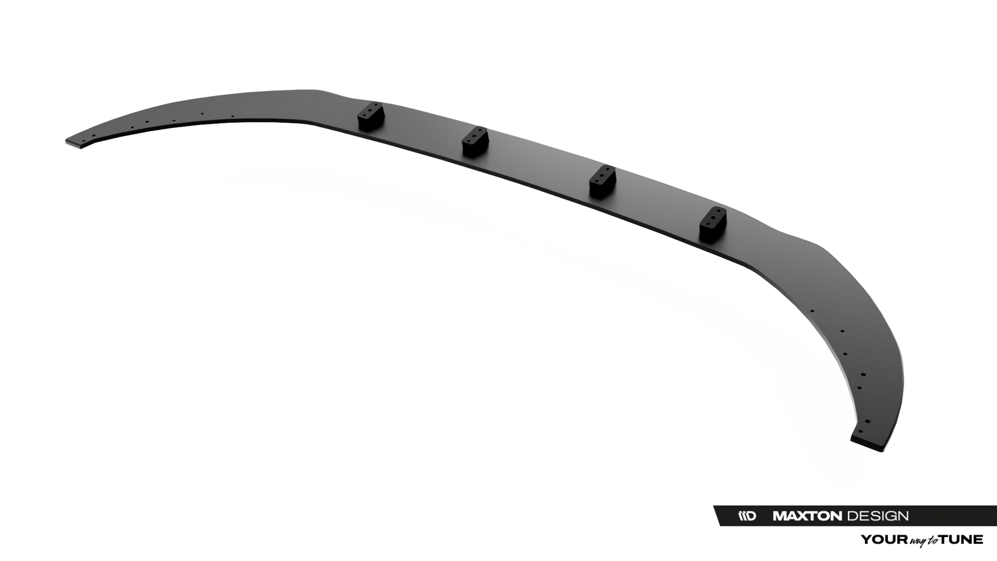 STREET PRO FRONT SPLITTER SUITABLE FOR AUDI A5 S-LINE / S5 SEDAN / AVANT B10 – MAXTON DESIGN - 3