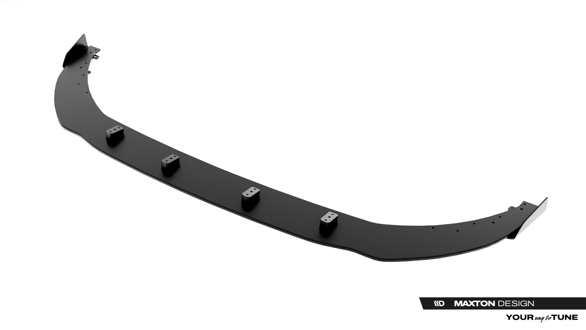 STREET PRO FRONT SPLITTER + FLAPS SUITABLE FOR AUDI A5 S-LINE / S5 SEDAN / AVANT B10 – MAXTON DESIGN - 10