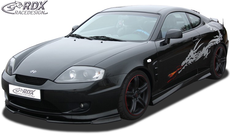 FRONT SPOILER VARIO-X HYUNDAI COUPE GK 2005-2007 FRONT LIP SPLITTER - 2