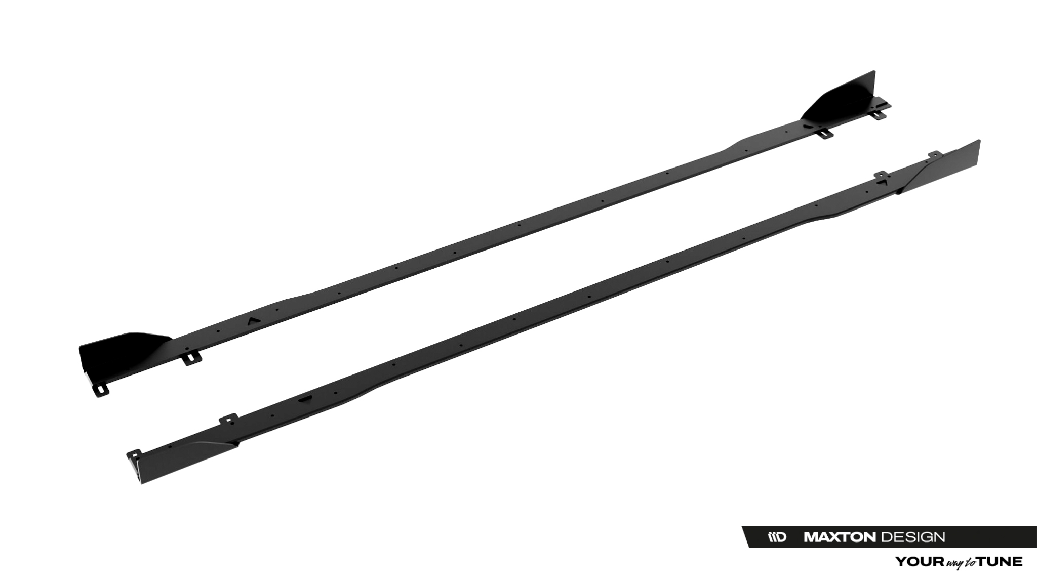 STREET PRO SIDE SKIRTS DIFFUSERS + FLAPS SUITABLE FOR AUDI A5 S-LINE / S5 SEDAN / AVANT B10 – MAXTON DESIGN - 4