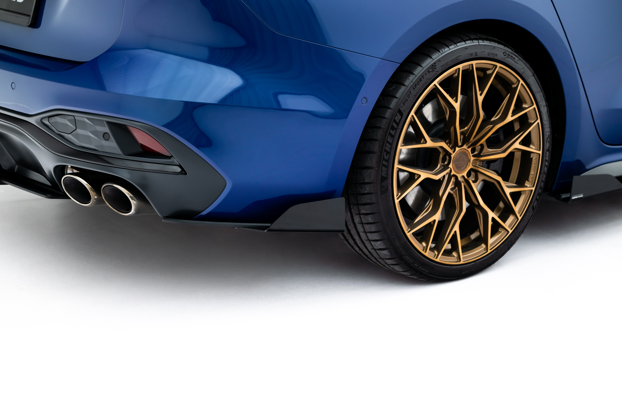 STREET PRO REAR SIDE SPLITTERS + FLAPS SUITABLE FOR AUDI S5 SEDAN / AVANT B10 – MAXTON DESIGN - 4