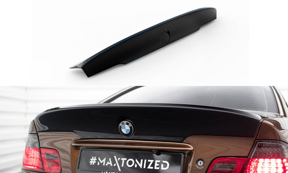 Rear Spoiler / LID Extension BMW 3 E46 Coupe Pre-Facelift |M3 CSL Look| (Requires Painting)