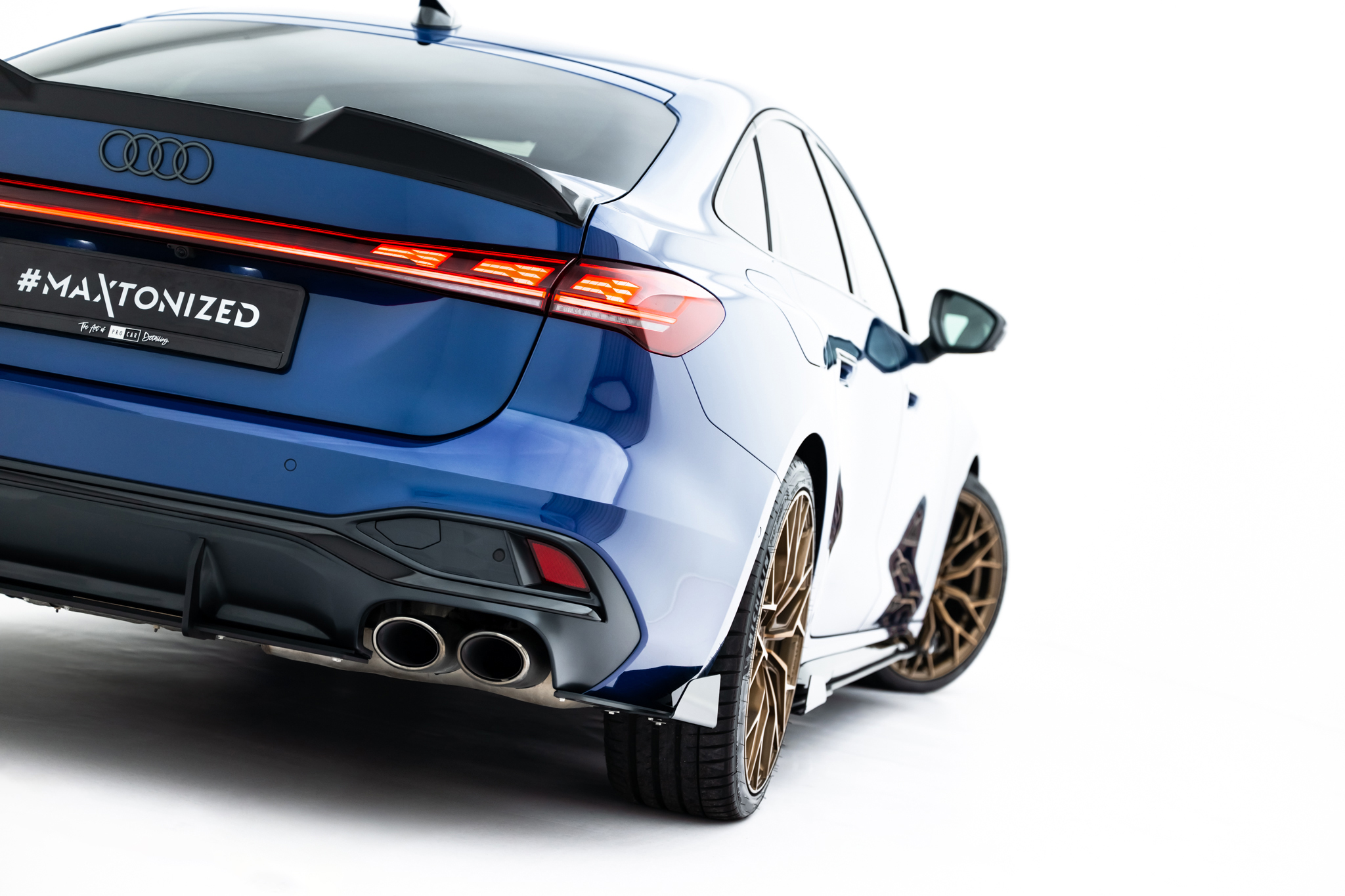 REAR SIDE FLAPS SUITABLE FOR AUDI S5 SEDAN / AVANT B10 – MAXTON DESIGN - 5
