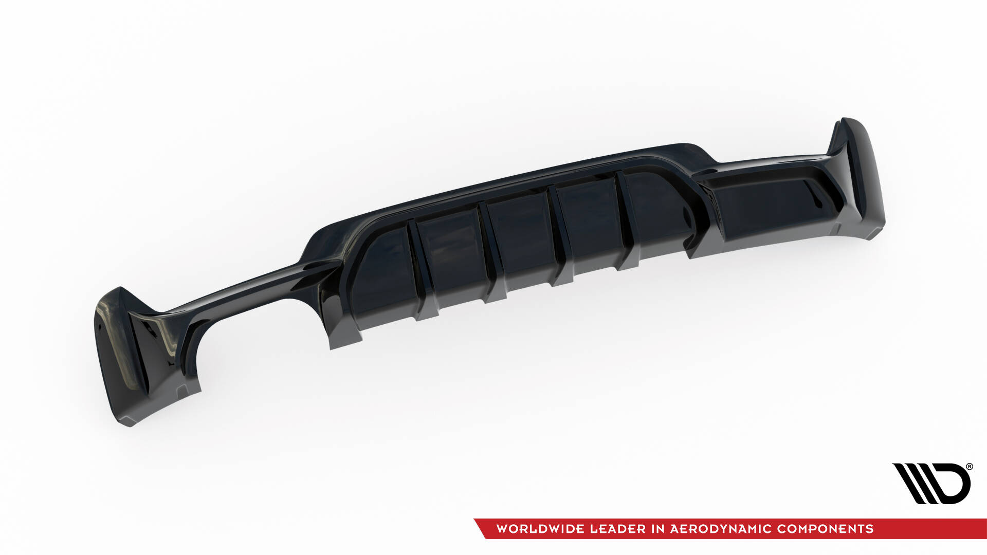 Rear Valance BMW 4 Coupe / Gran Coupe / Cabrio M-Pack F32 / F36 / F33 (Version with exhaust on one side) - 6