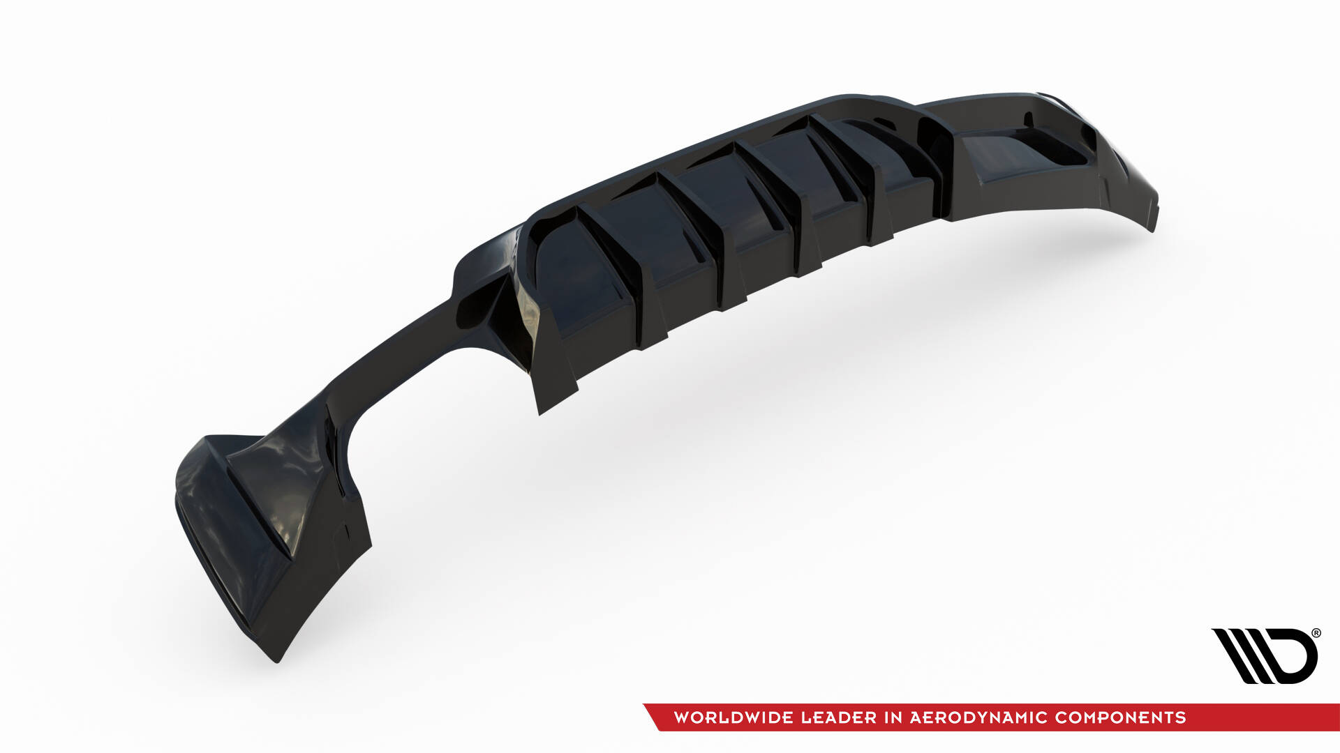 Rear Valance BMW 4 Coupe / Gran Coupe / Cabrio M-Pack F32 / F36 / F33 (Version with exhaust on one side) - 5