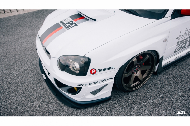 FRONT RACING SPLITTER SUBARU IMPREZA WRX STI (BLOBEYE) - 4