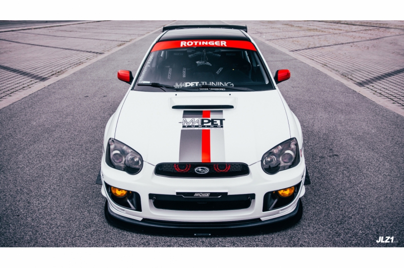 FRONT RACING SPLITTER SUBARU IMPREZA WRX STI (BLOBEYE) - 3