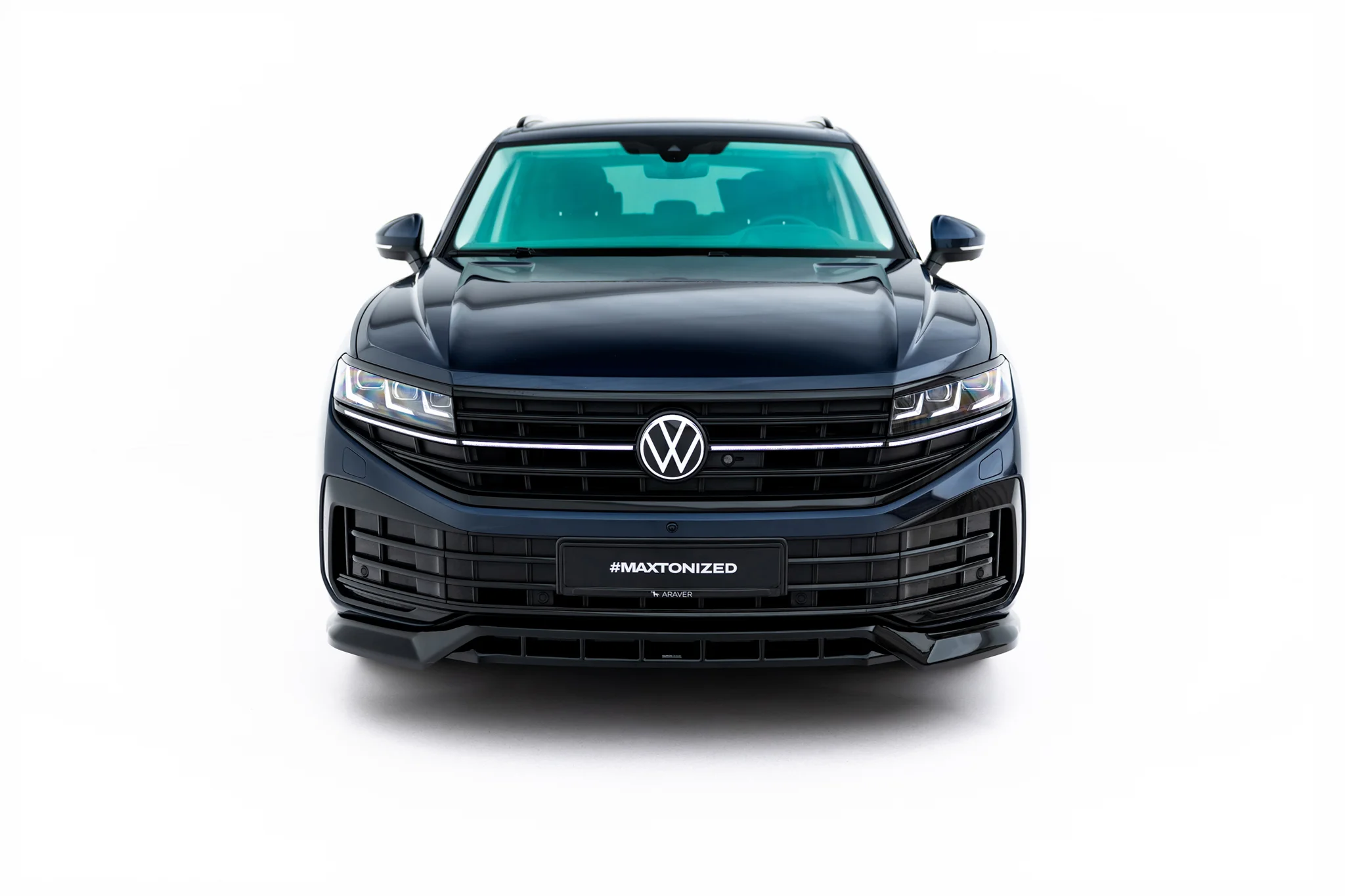 FRONT SPLITTER SUITABLE FOR VOLKSWAGEN TOUAREG ELEGANCE MK3 FACELIFT – MAXTON DESIGN