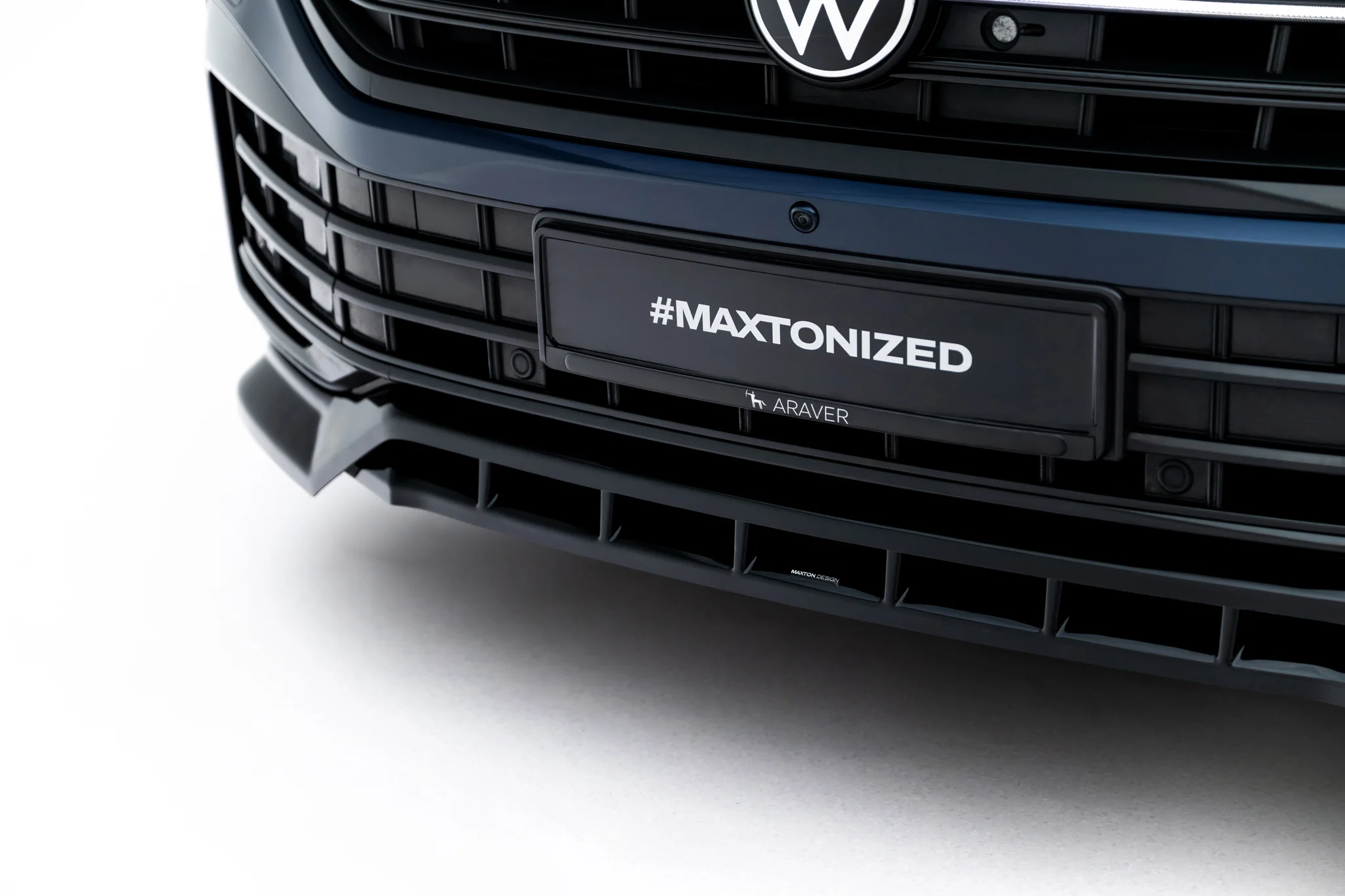 FRONT SPLITTER SUITABLE FOR VOLKSWAGEN TOUAREG ELEGANCE MK3 FACELIFT – MAXTON DESIGN - 3
