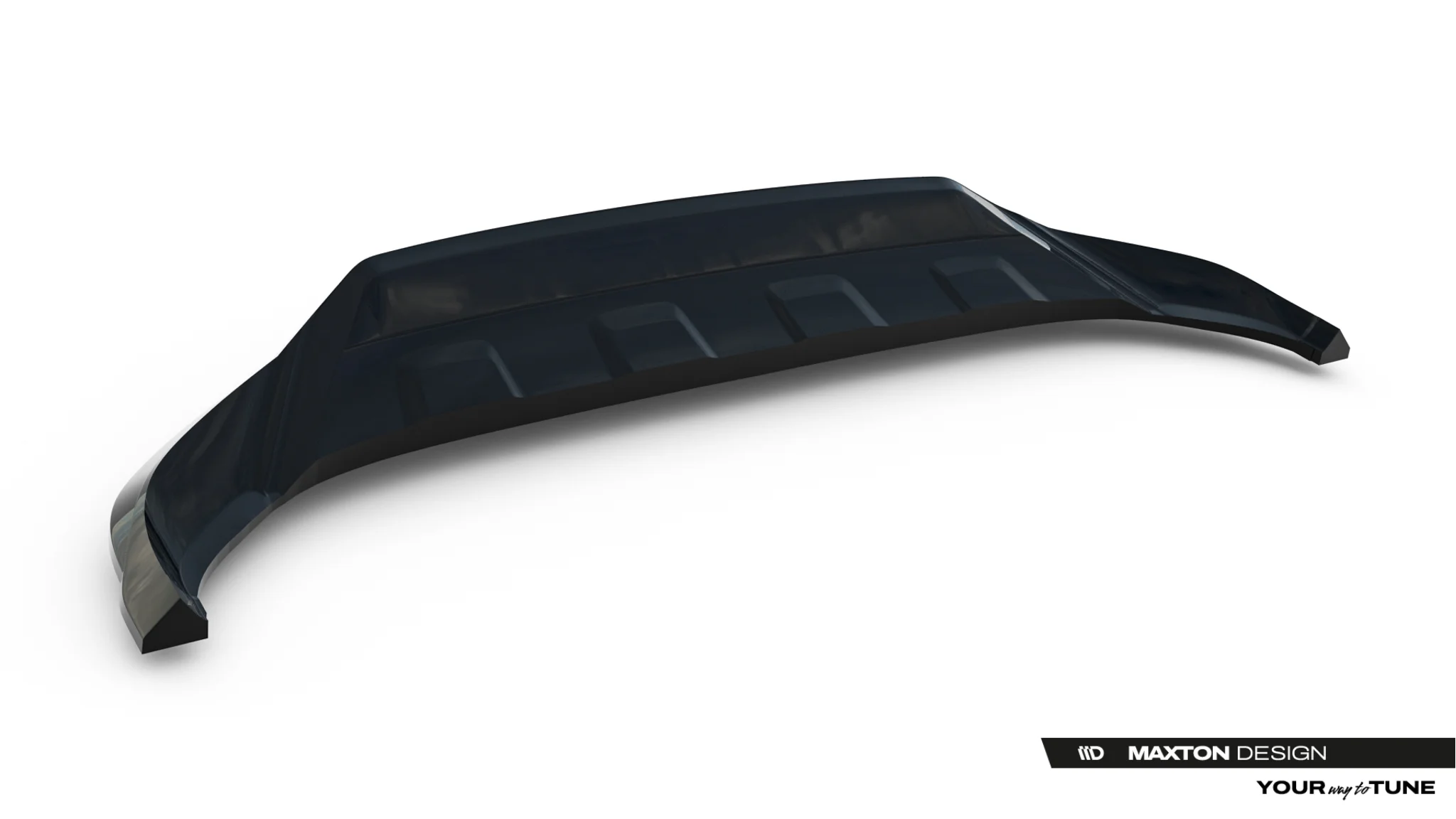 FRONT SPLITTER SUITABLE FOR VOLKSWAGEN TOUAREG ELEGANCE MK3 FACELIFT – MAXTON DESIGN - 2