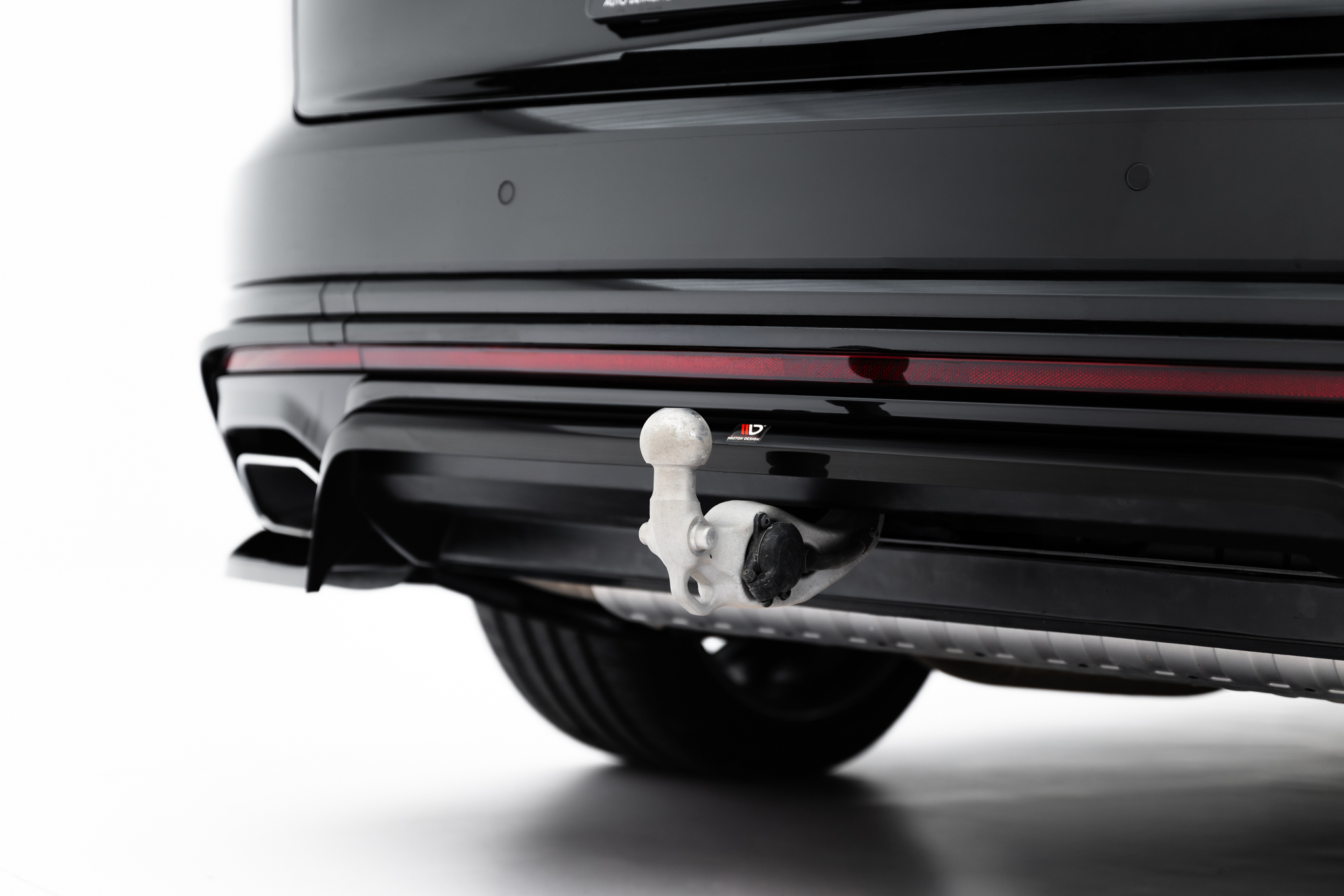 REAR SPLITTER (WITH VERTICAL BARS) SUITABLE FOR VOLKSWAGEN TOUAREG R-LINE MK3 FACELIFT – MAXTON DESIGN - 2