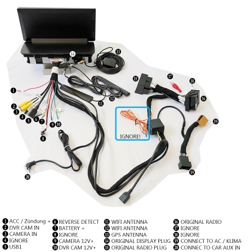 8.8" Audi Q3 ANDROID  13 NAVIGATION MULTIMEDIA SYSTEM - 4