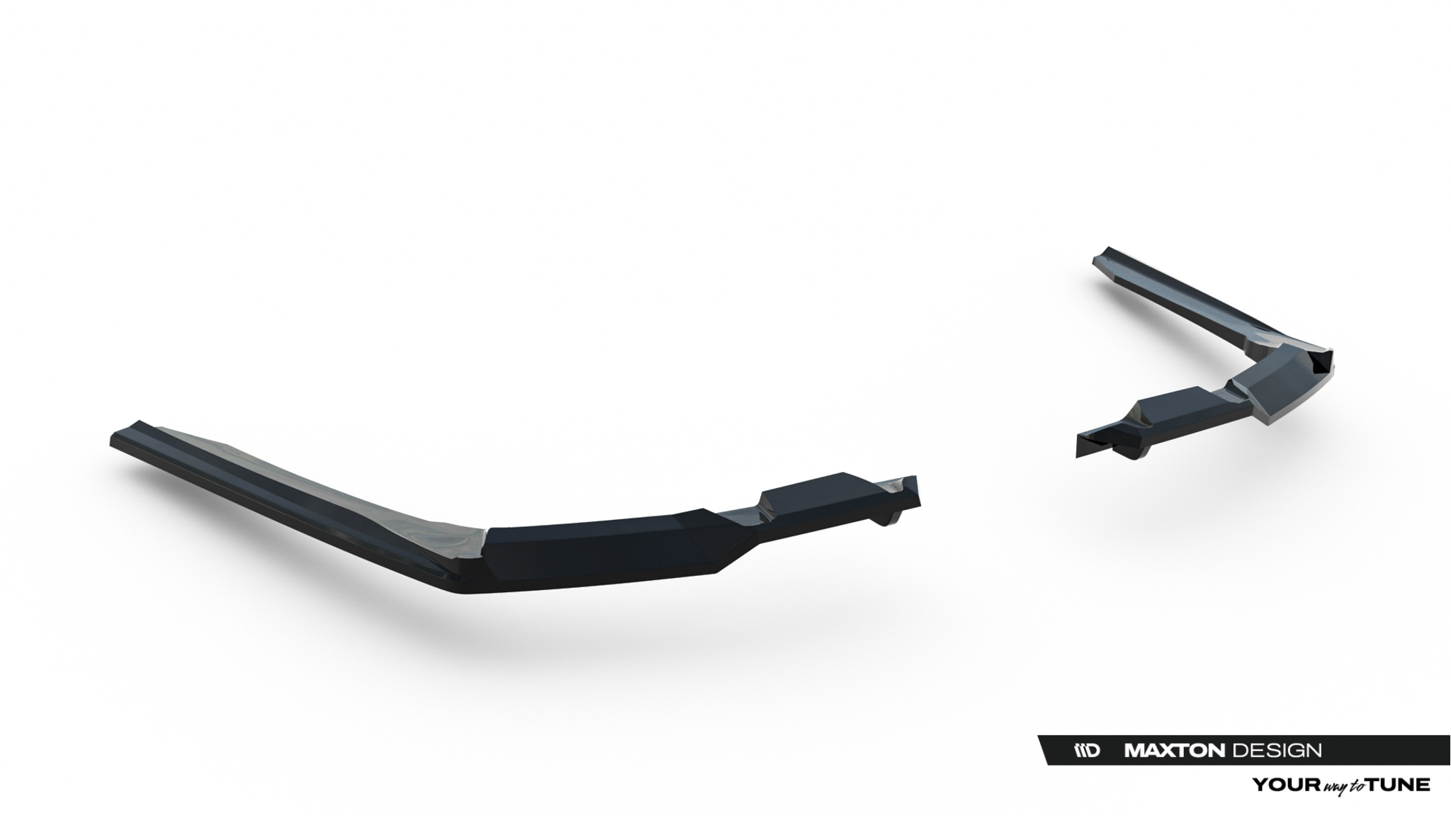 REAR SIDE SPLITTERS V.1 SUITABLE FOR BMW 5 / I5 M-PACK SEDAN / TOURING G60 / G61 – MAXTON DESIGN - 5