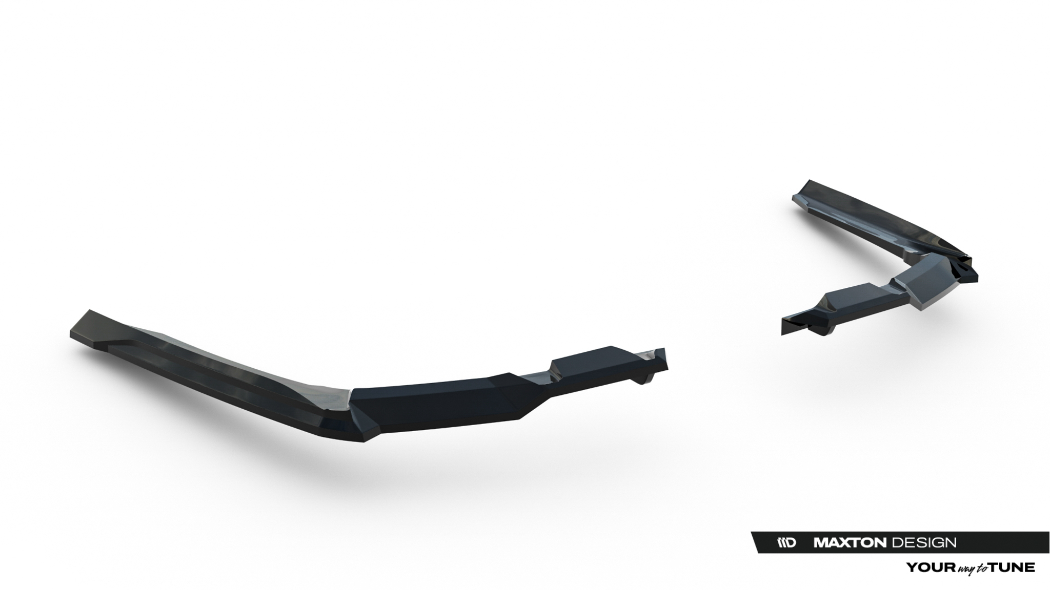 REAR SIDE SPLITTERS V.2 SUITABLE FOR BMW 5 / I5 M-PACK SEDAN / TOURING G60 / G61 – MAXTON DESIGN - 4