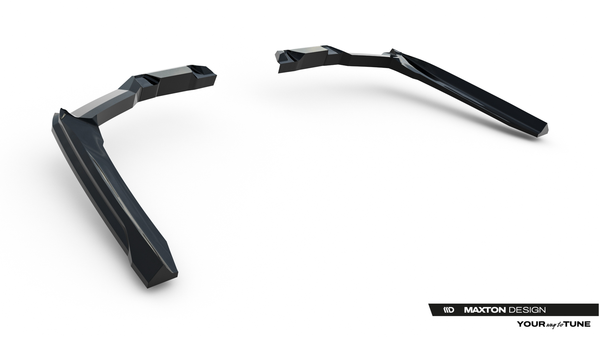 REAR SIDE SPLITTERS V.2 SUITABLE FOR BMW 5 / I5 M-PACK SEDAN / TOURING G60 / G61 – MAXTON DESIGN - 3