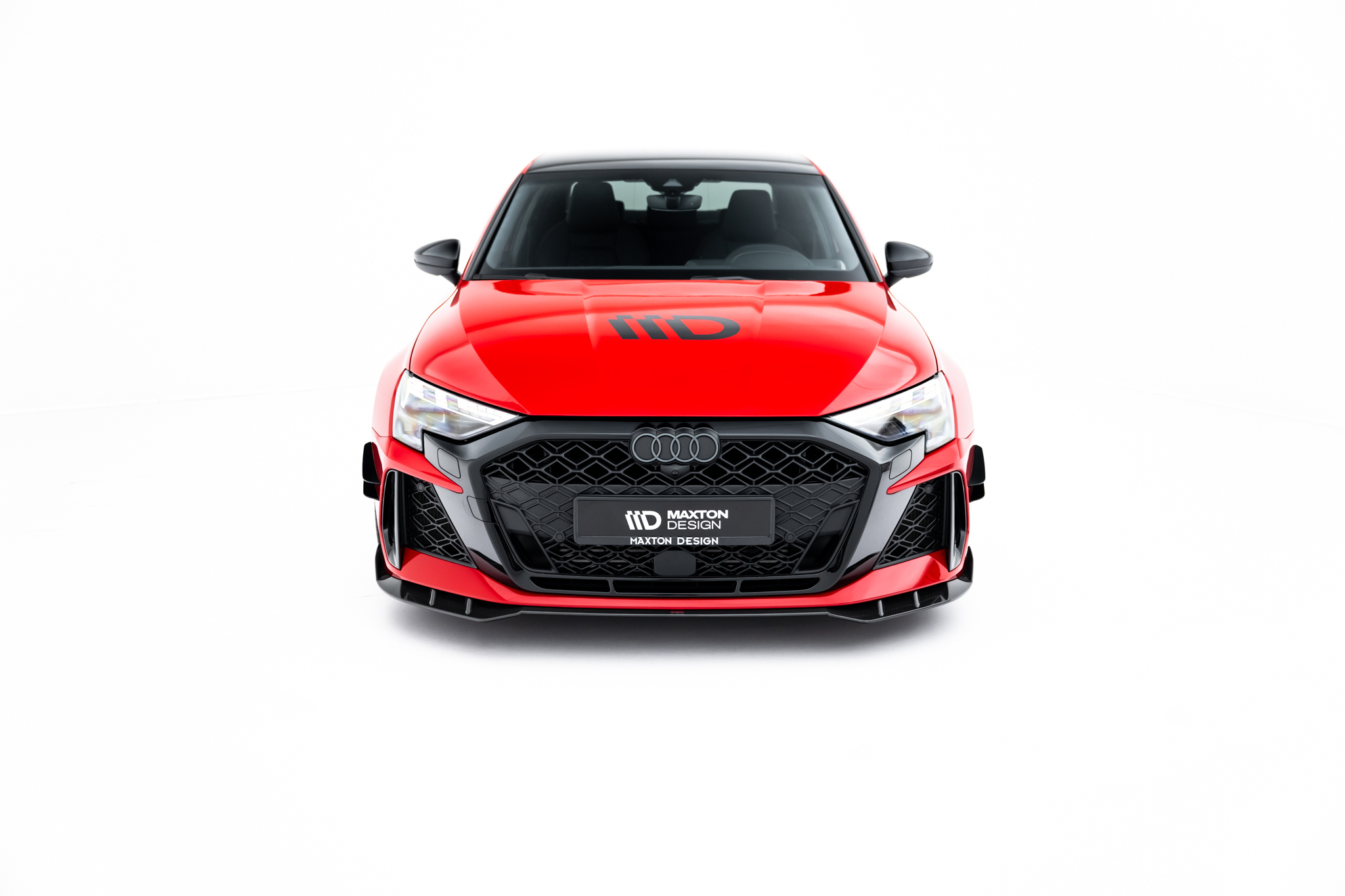 PREPREG CARBON FIBER FRONT SPLITTER SUITABLE FOR AUDI RS3 SEDAN / SPORTBACK 8Y FACELIFT – MAXTON DESIGN - 7