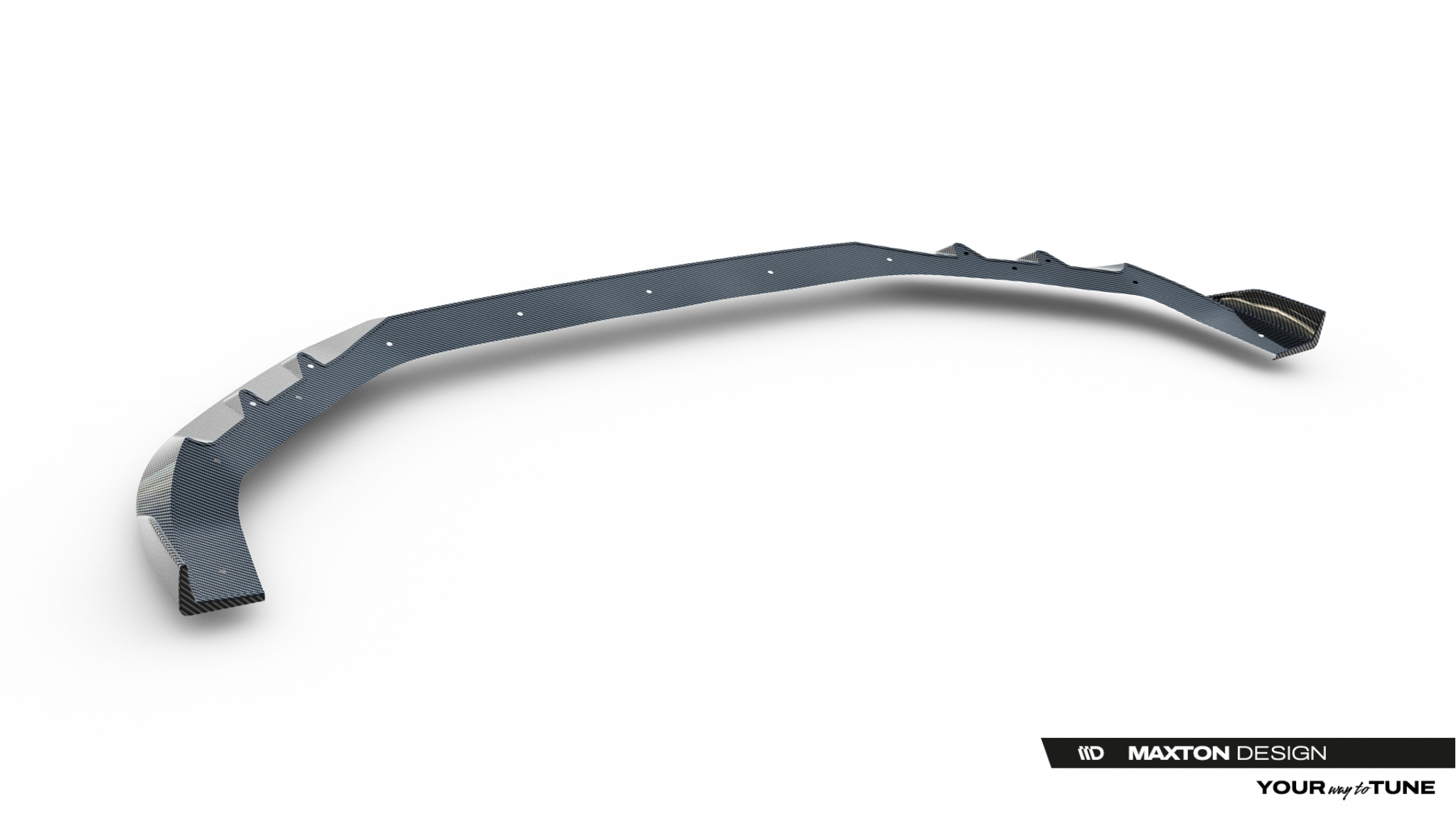PREPREG CARBON FIBER FRONT SPLITTER SUITABLE FOR AUDI RS3 SEDAN / SPORTBACK 8Y FACELIFT – MAXTON DESIGN - 9