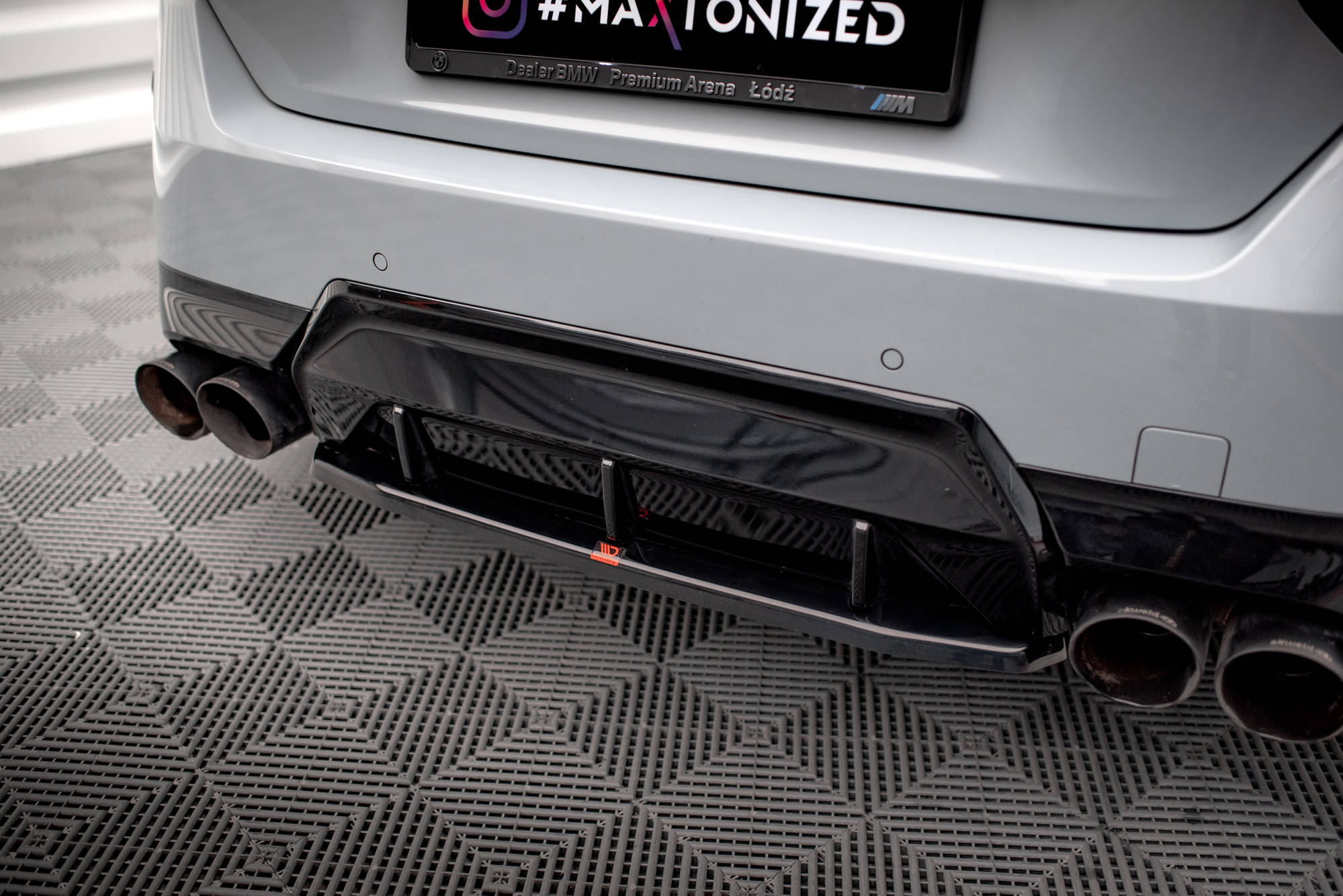 Central Rear Splitter BMW 2 Coupe M240i G42 - 2
