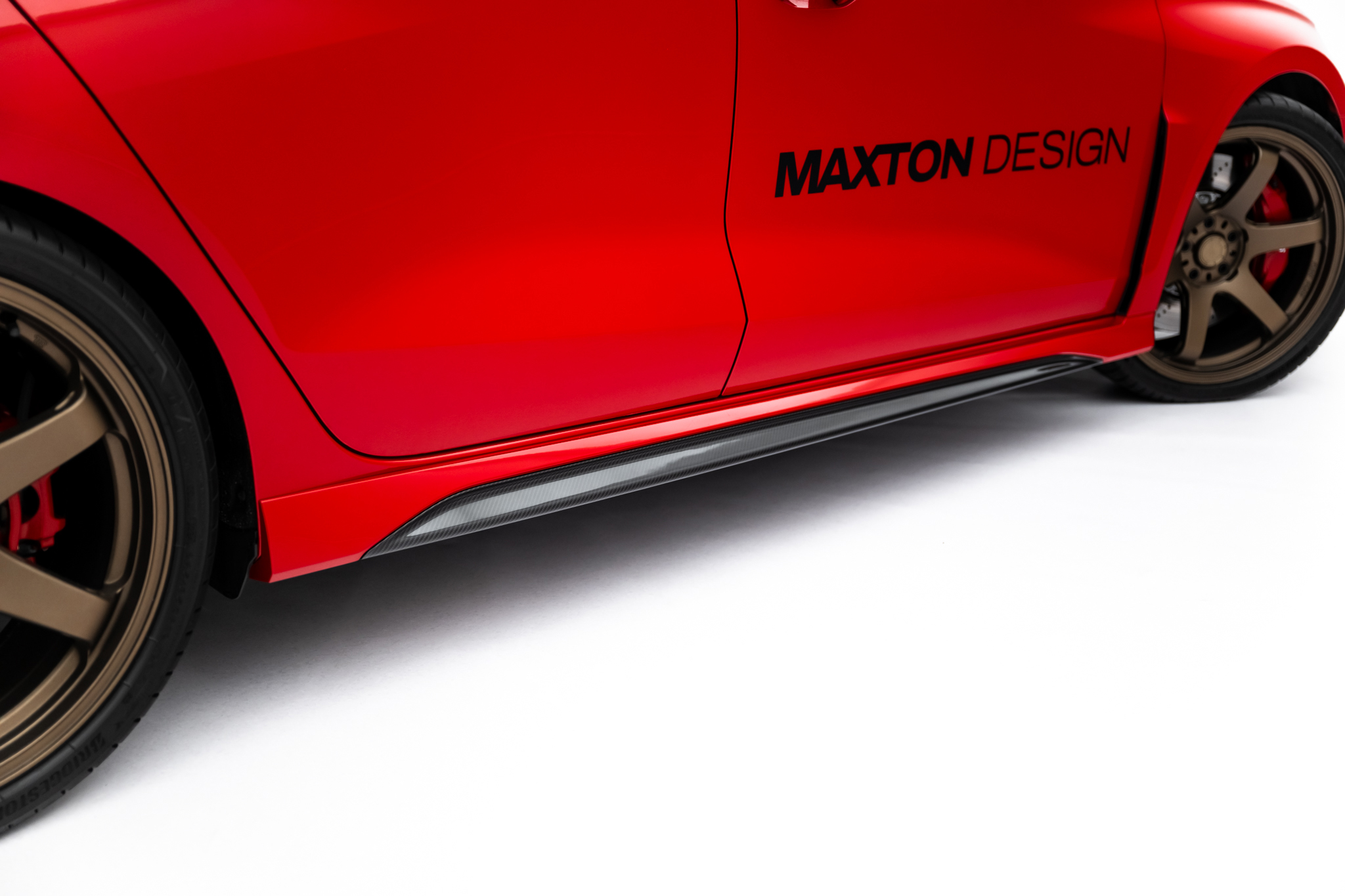 PREPREG CARBON FIBER SIDE SKIRTS V.2 SUITABLE FOR AUDI RS3 SEDAN / SPORTBACK 8Y / 8Y FACELIFT – MAXTON DESIGN