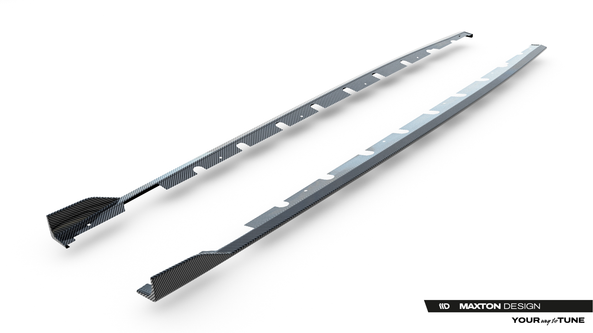 PREPREG CARBON FIBER SIDE SKIRTS V.1 SUITABLE FOR AUDI RS3 SEDAN / SPORTBACK 8Y / 8Y FACELIFT – MAXTON DESIGN - 10