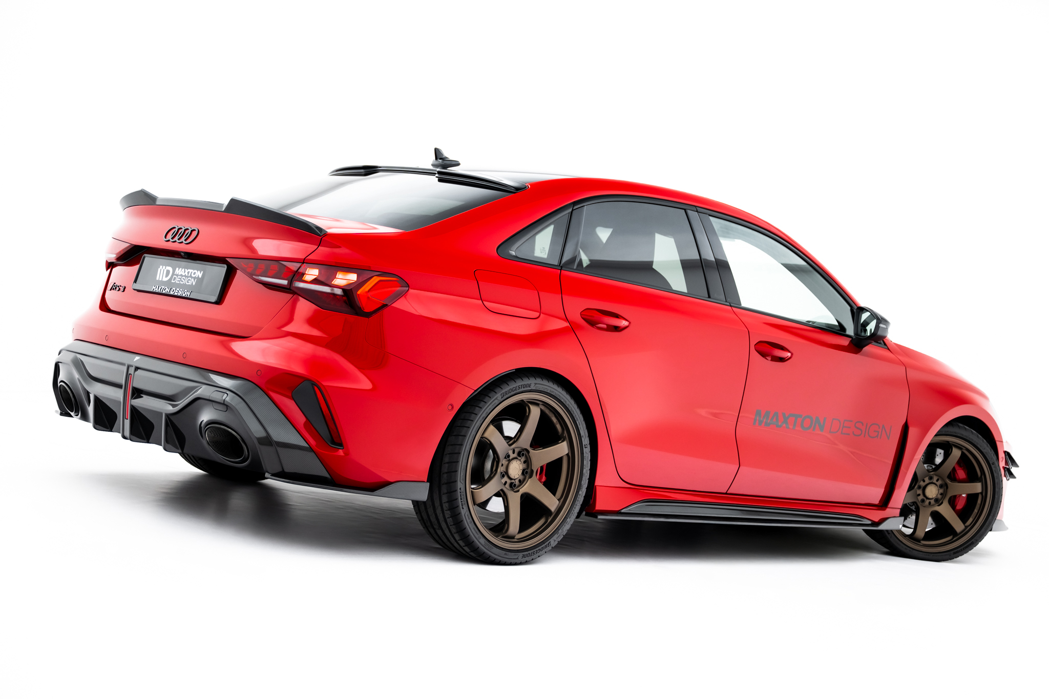 PREPREG CARBON FIBER SIDE SKIRTS V.1 SUITABLE FOR AUDI RS3 SEDAN / SPORTBACK 8Y / 8Y FACELIFT – MAXTON DESIGN - 9