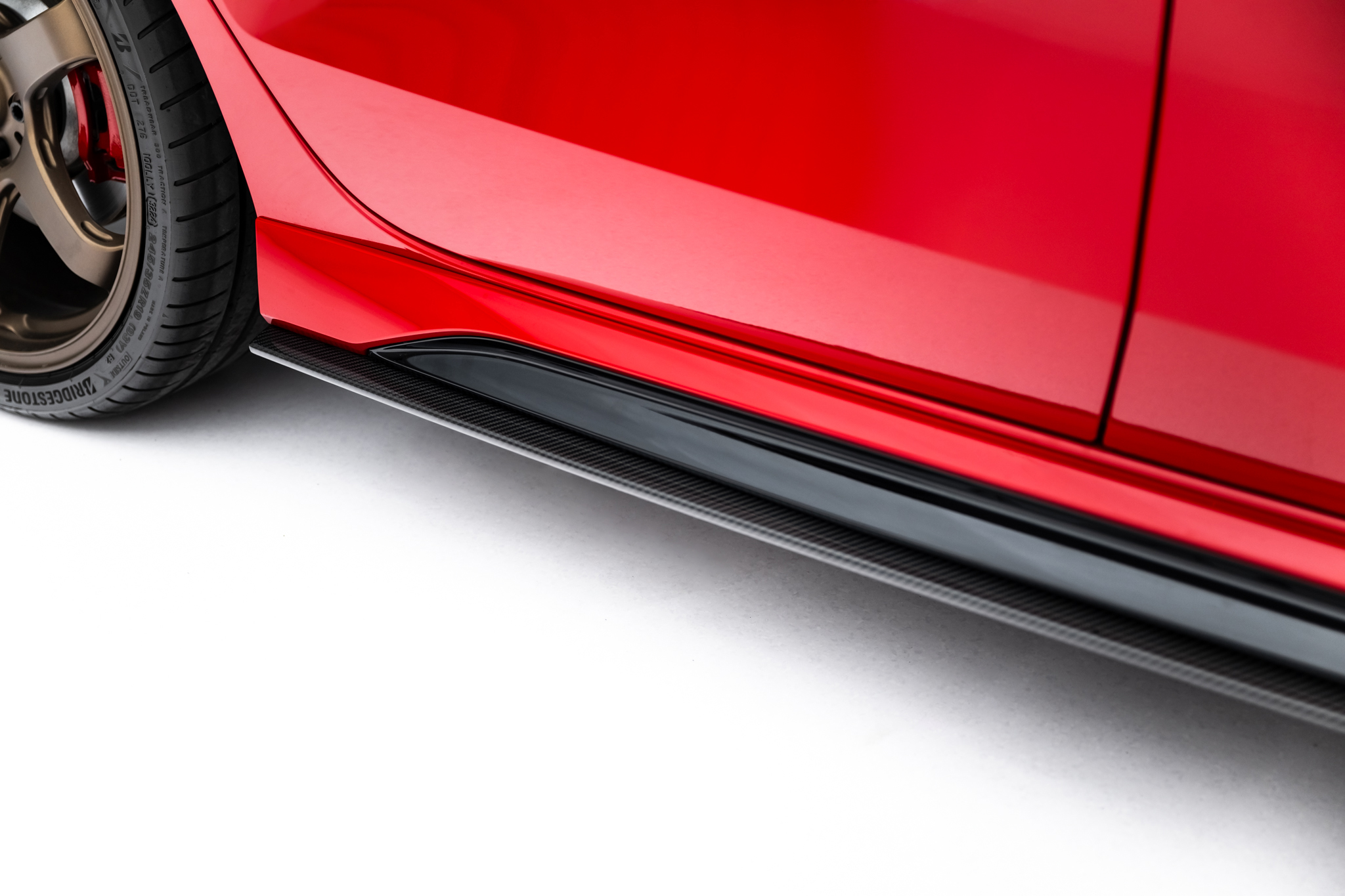PREPREG CARBON FIBER SIDE SKIRTS V.1 SUITABLE FOR AUDI RS3 SEDAN / SPORTBACK 8Y / 8Y FACELIFT – MAXTON DESIGN