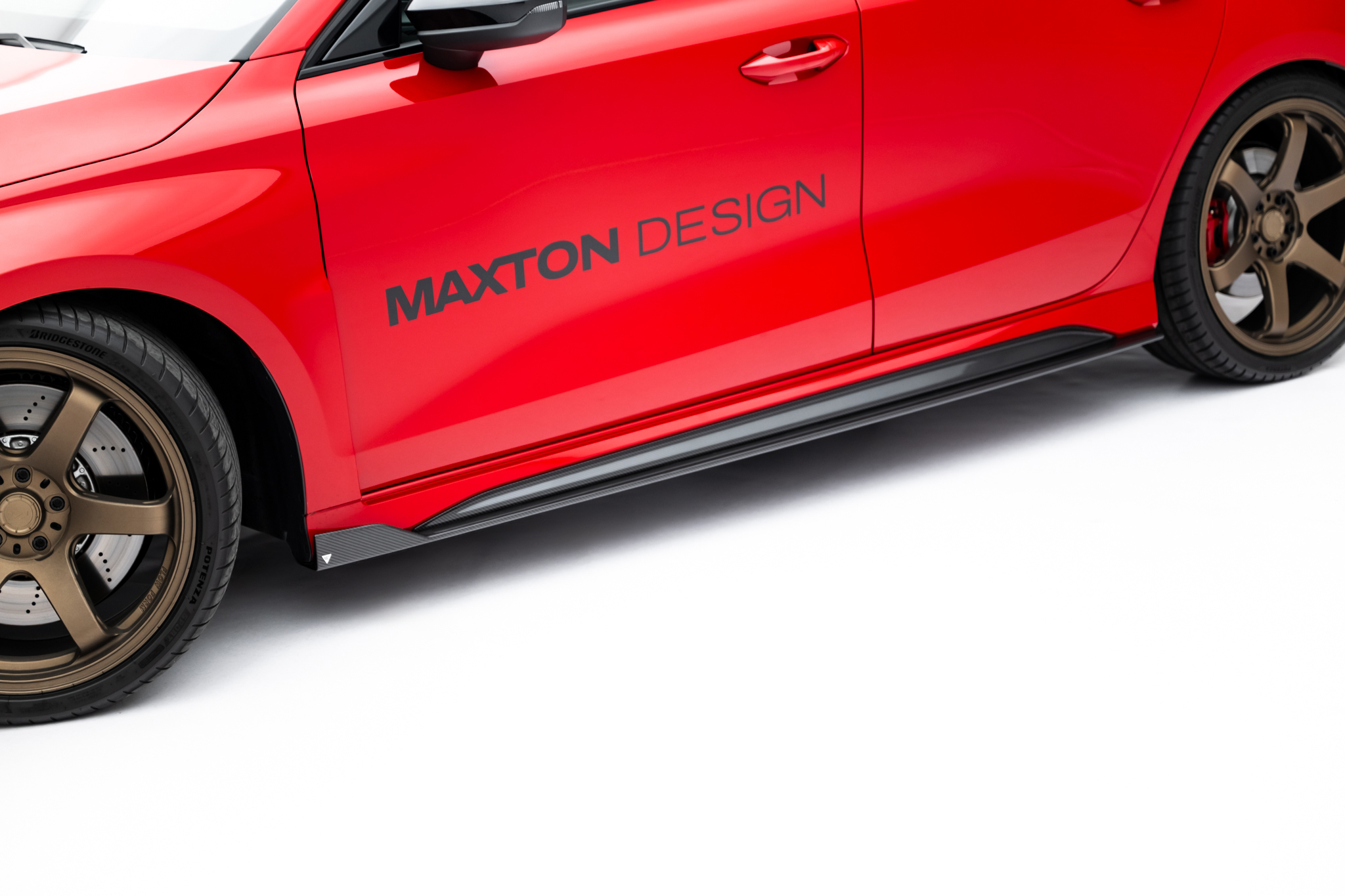 PREPREG CARBON FIBER SIDE SKIRTS V.1 SUITABLE FOR AUDI RS3 SEDAN / SPORTBACK 8Y / 8Y FACELIFT – MAXTON DESIGN - 7