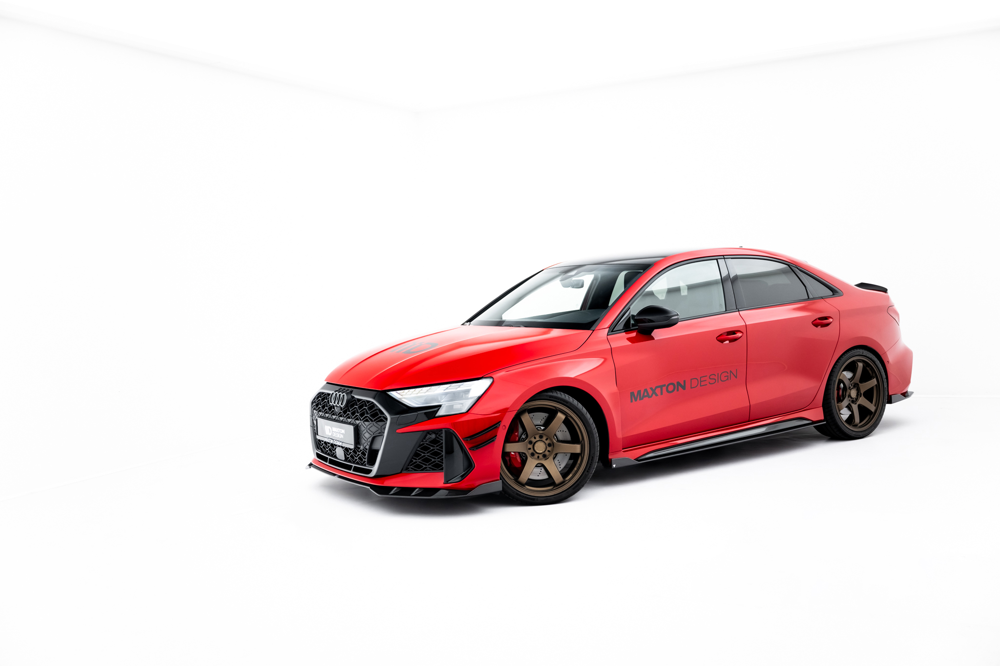 PREPREG CARBON FIBER SIDE SKIRTS V.1 SUITABLE FOR AUDI RS3 SEDAN / SPORTBACK 8Y / 8Y FACELIFT – MAXTON DESIGN - 13