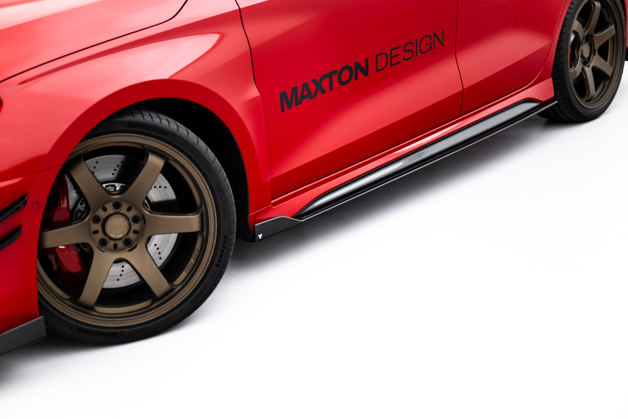 SET OF PREPREG CARBON FIBER SIDE SKIRTS SUITABLE FOR AUDI RS3 SEDAN 8Y FACELIFT – MAXTON DESIGN - 4