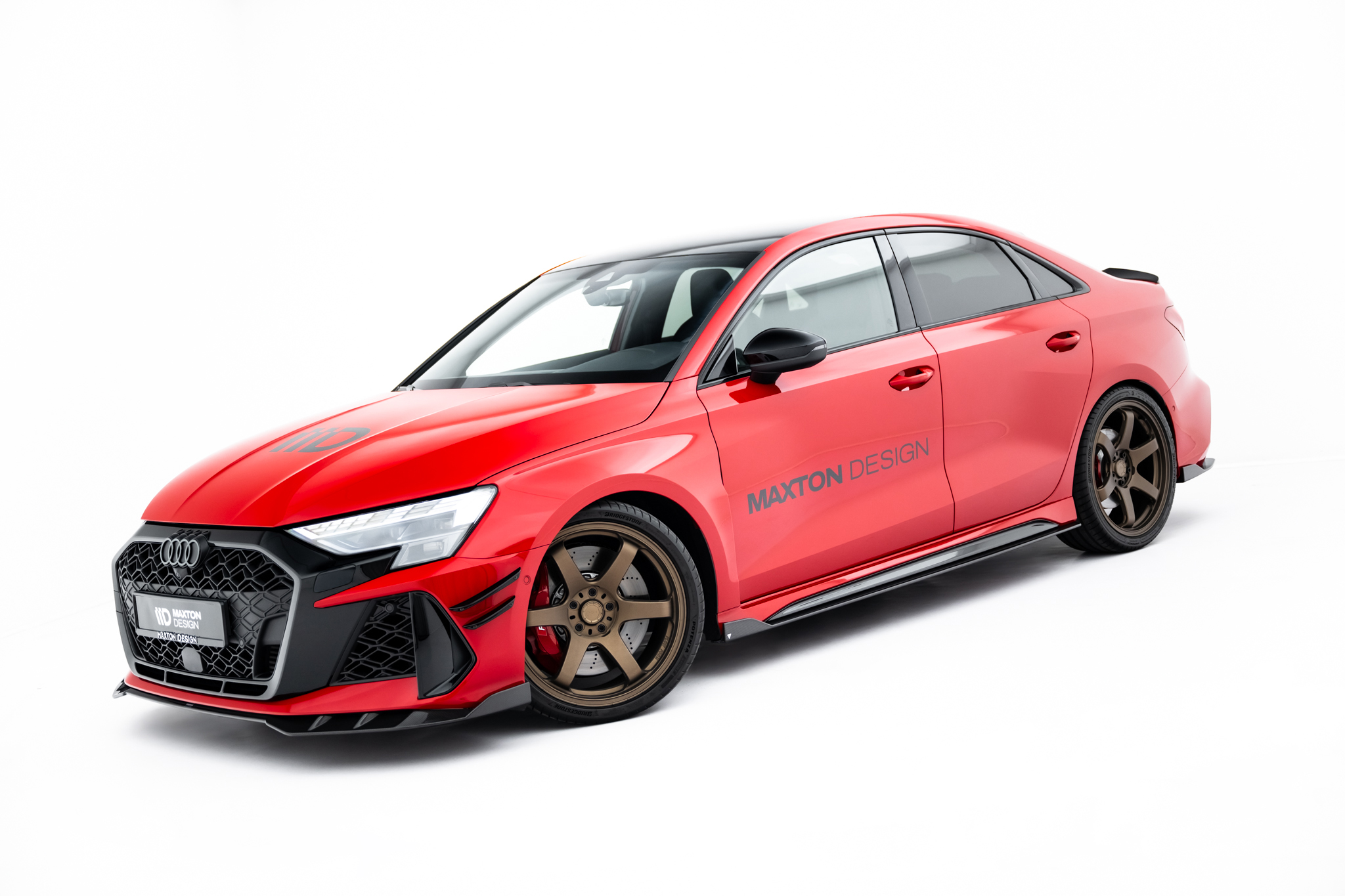 SET OF PREPREG CARBON FIBER SIDE SKIRTS SUITABLE FOR AUDI RS3 SEDAN 8Y FACELIFT – MAXTON DESIGN - 15