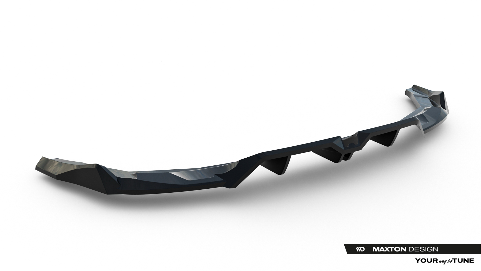 REAR SPLITTER (WITH VERTICAL BARS) V.1 SUITABLE FOR AUDI RS3 SPORTBACK 8Y FACELIFT – MAXTON DESIGN - 8