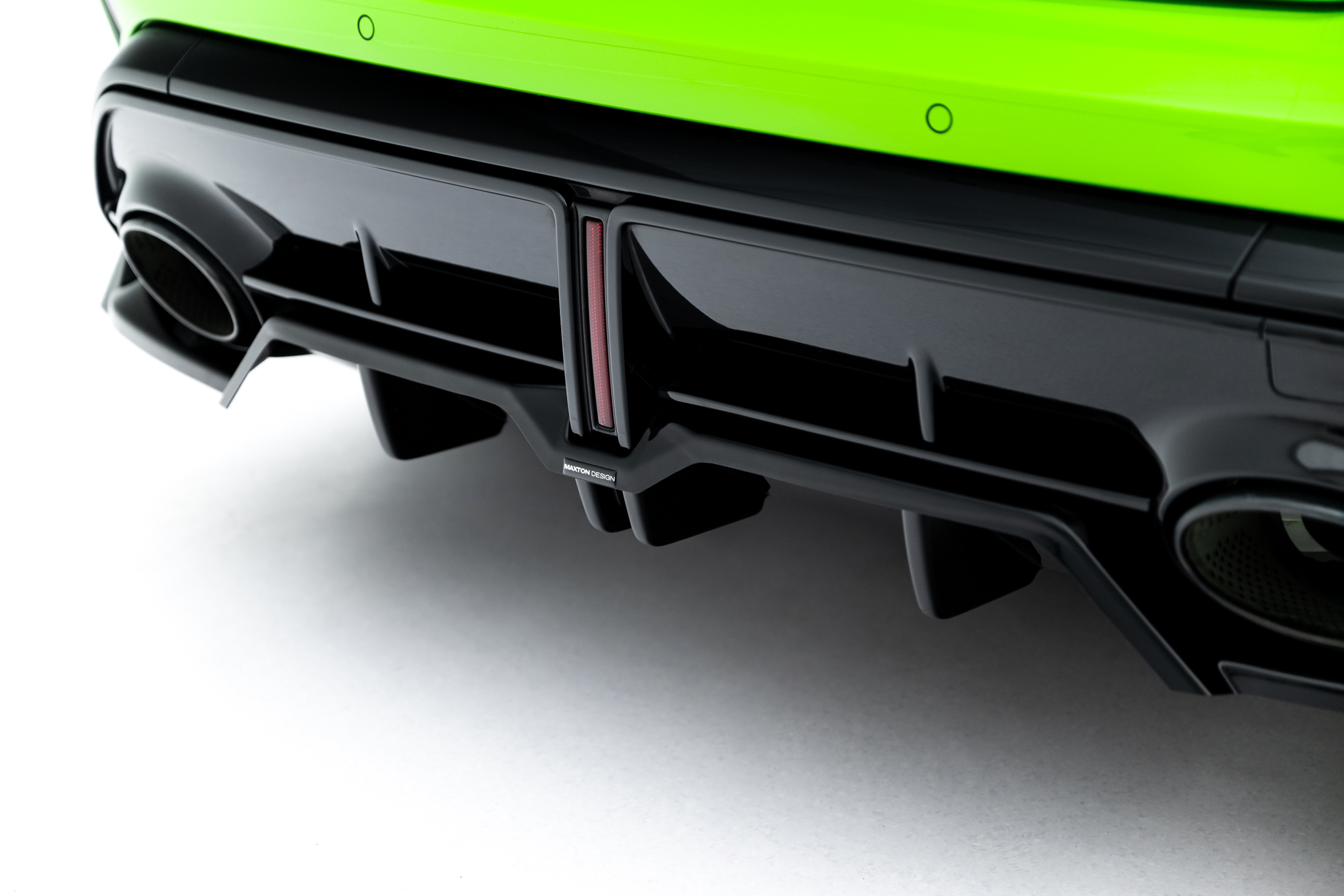 REAR SPLITTER (WITH VERTICAL BARS) V.1 SUITABLE FOR AUDI RS3 SPORTBACK 8Y FACELIFT – MAXTON DESIGN - 6