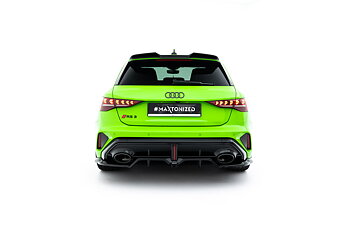REAR SPLITTER (WITH VERTICAL BARS) V.2 SUITABLE FOR AUDI RS3 SPORTBACK 8Y FACELIFT – MAXTON DESIGN