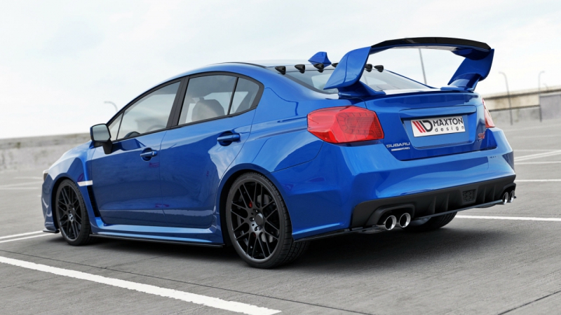 REAR SIDE SPLITTERS SUBARU WRX STI - 4