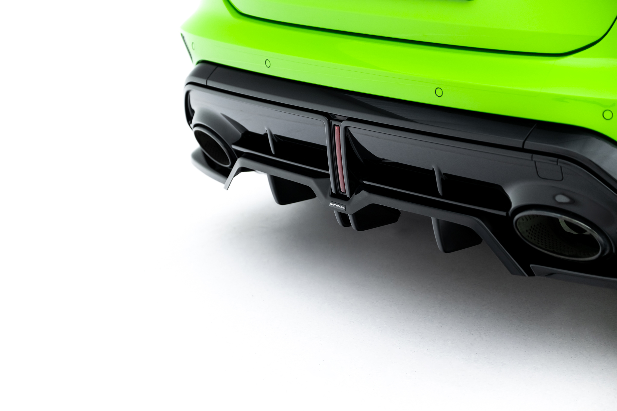 REAR SPLITTER (WITH VERTICAL BARS) V.3 SUITABLE FOR AUDI RS3 SPORTBACK 8Y FACELIFT – MAXTON DESIGN - 2