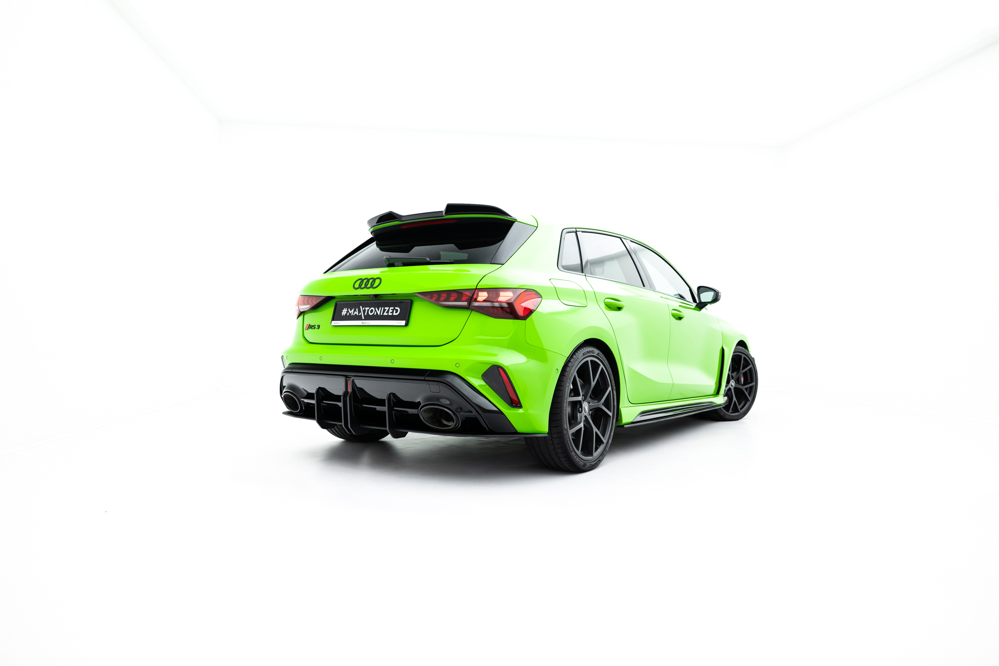 STREET PRO REAR DIFFUSER SUITABLE FOR AUDI RS3 SPORTBACK 8Y FACELIFT – MAXTON DESIGN - 3