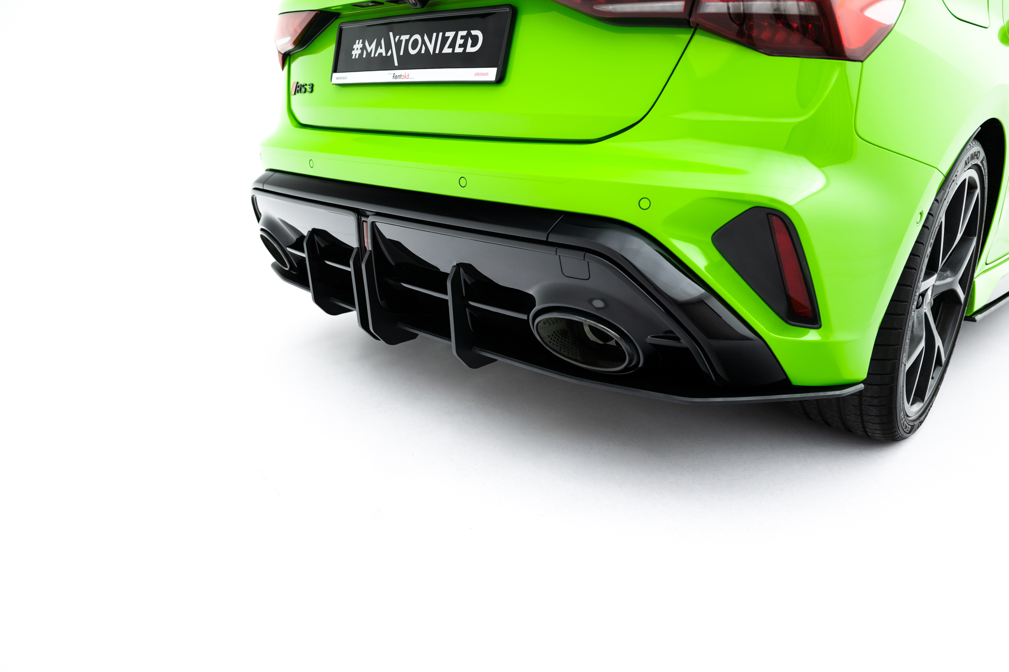 STREET PRO REAR DIFFUSER SUITABLE FOR AUDI RS3 SPORTBACK 8Y FACELIFT – MAXTON DESIGN - 4